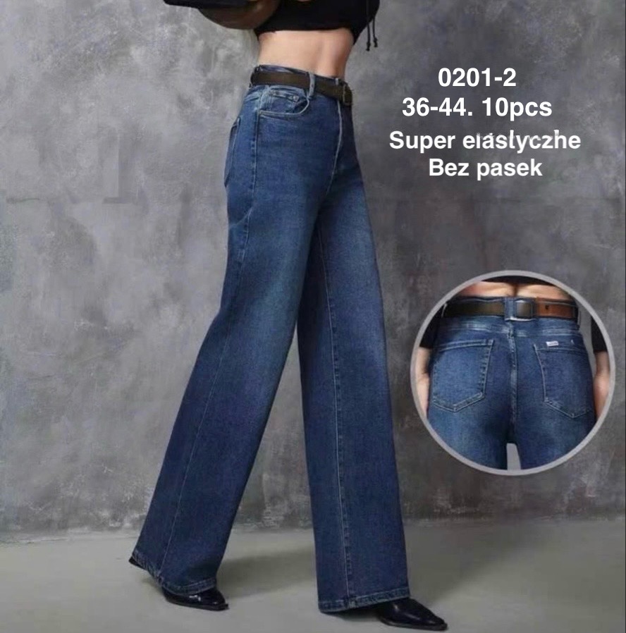 Jeansy damskie , Size 36-44, paczka 10szt,1kolor
