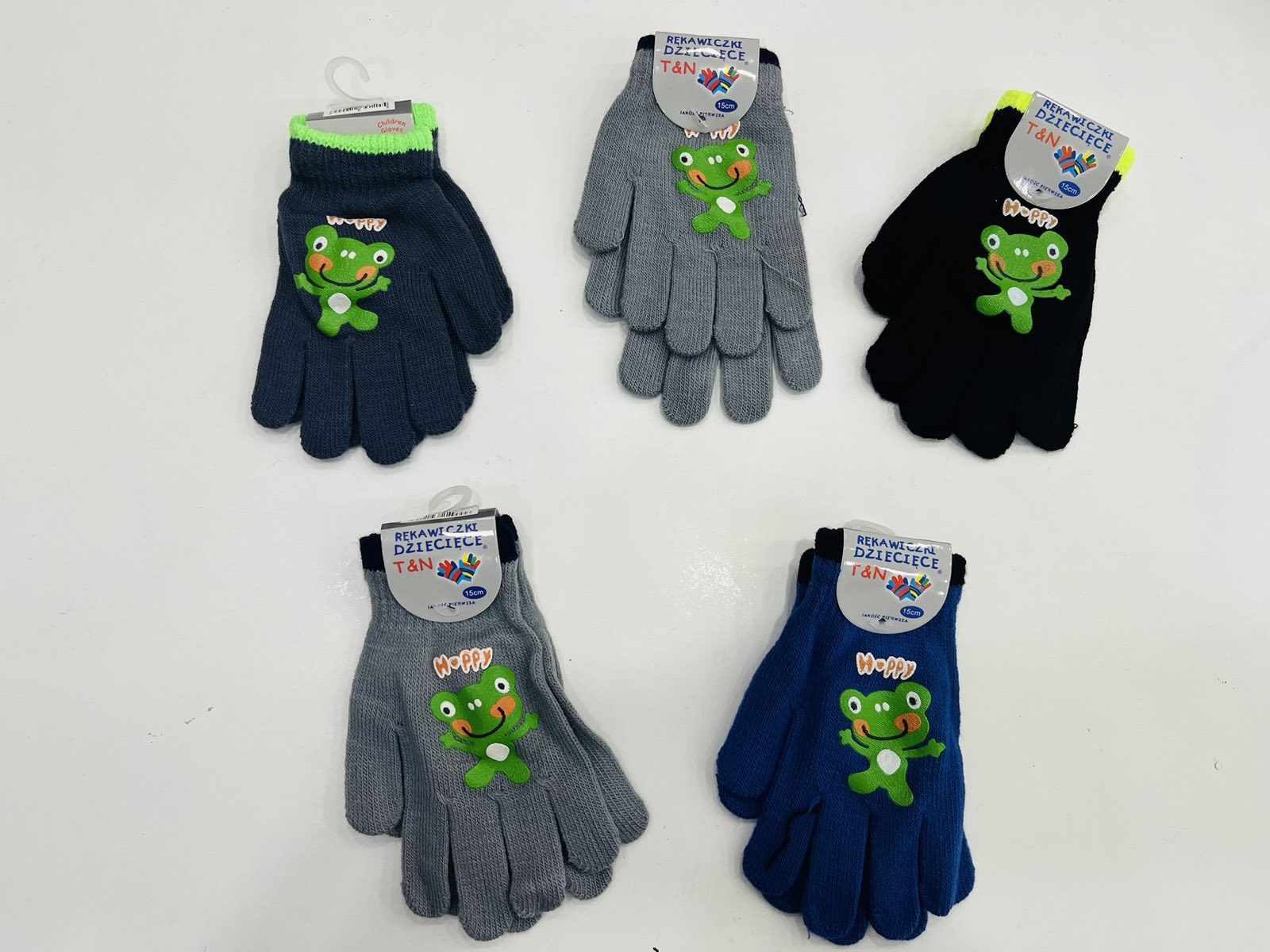 Rękawiczki  Cienki  DZIECIĘCA, paczka 12szt,mix kolor