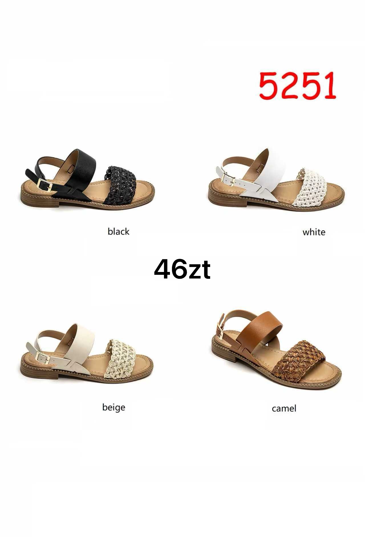 Sandały Damskie (36-41, 12par)