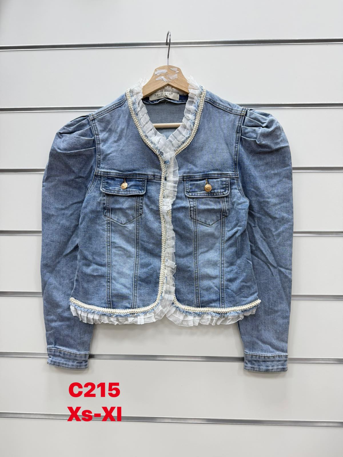 Kurtki Jeansowe damskie , Size xs-xl,paczka 10szt,1kolor