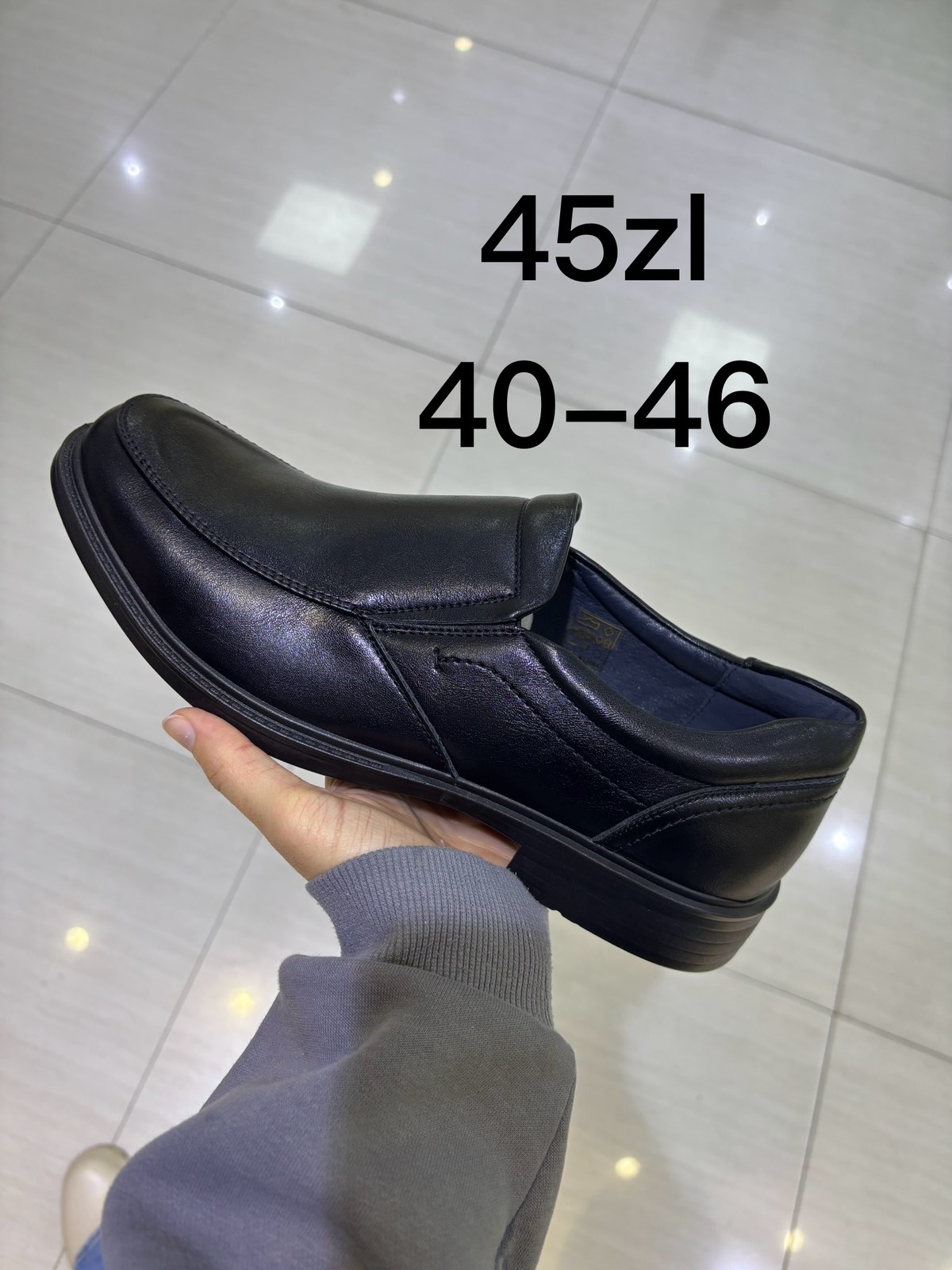 Buty Półbuty Męskie (40-46, 12par)