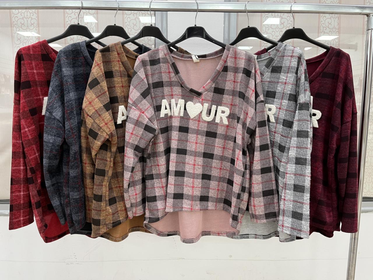 Bluzki Damskie  WŁOSKA  , Size uni, paczka 6szt ,mix kolor