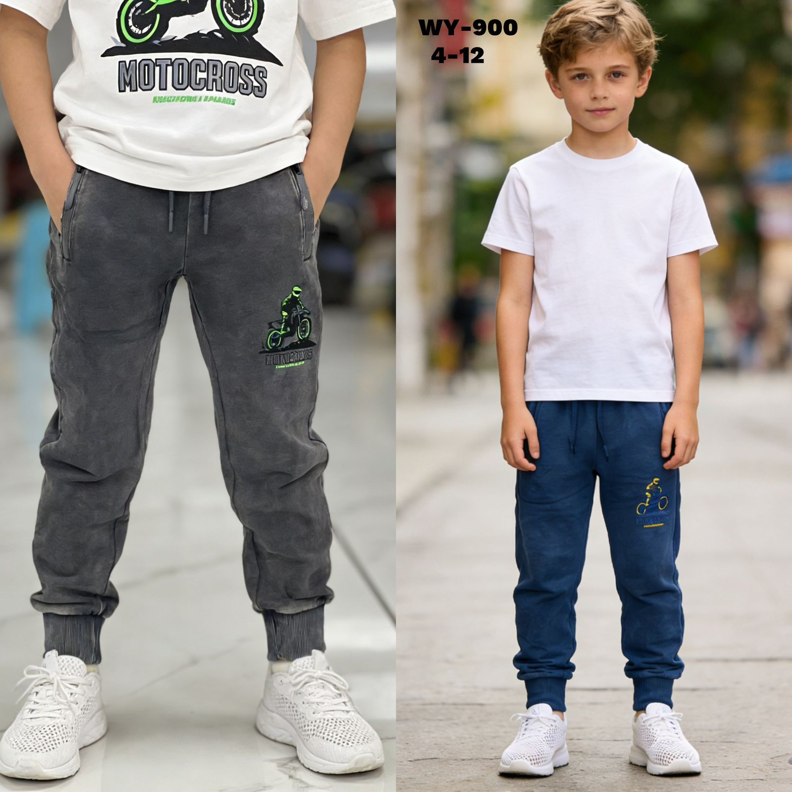 Spodnie DZIECIĘCA , Size 4-12lat, paczka 10szt ,mix kolor