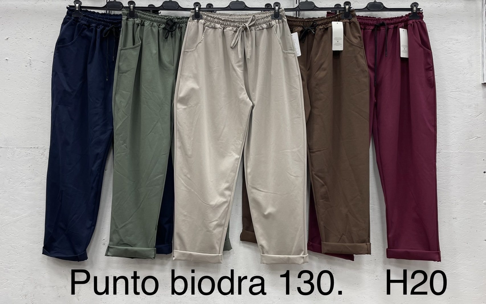 Spodnie Damskie  WŁOSKA  , Size uni, paczka 6szt ,mix kolor