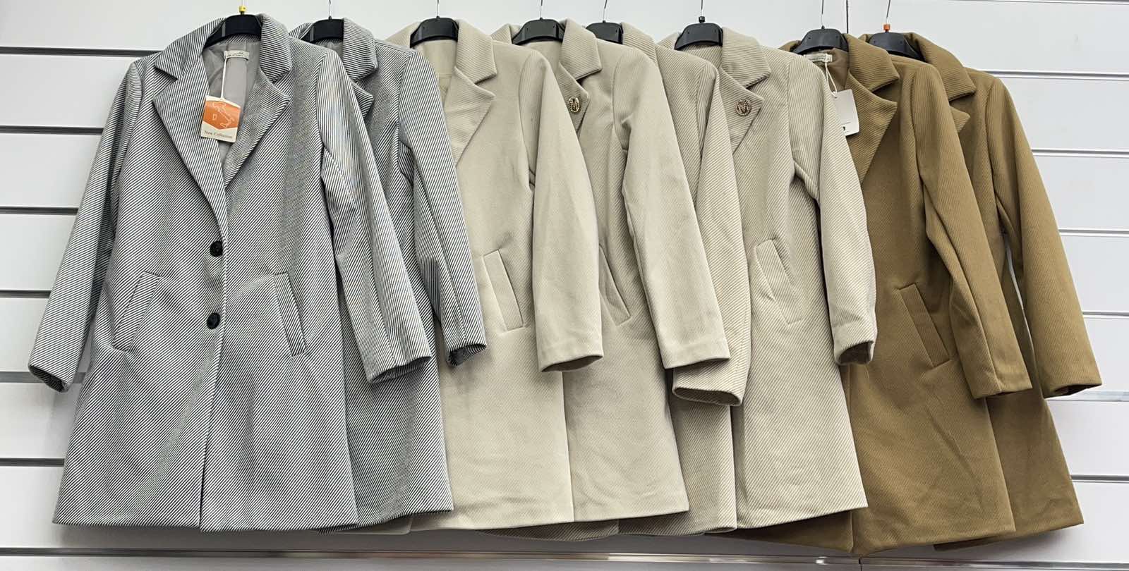 Płaszcz Damskie wloskie, Size s-2xl, paczka 5szt ,1kolor