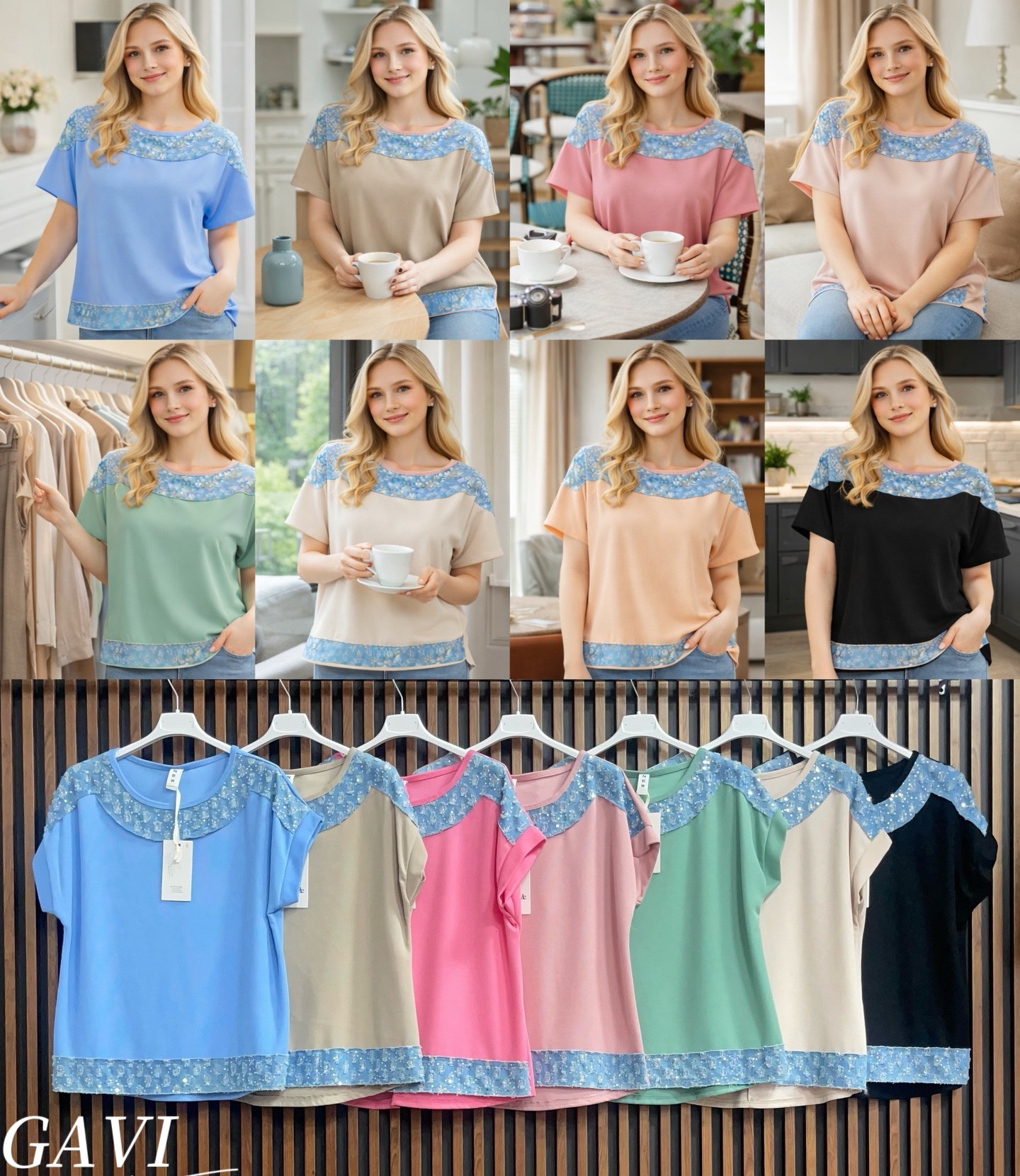 Swetry Damskie  WŁOSKA  , Size uni, paczka 6szt ,mix kolor