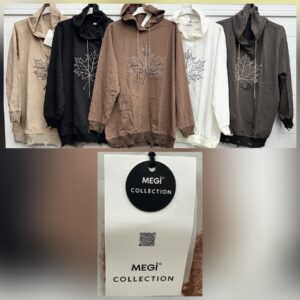 Bluzy Damskie TURECKA, Size uni, paczka 6szt ,mix kolor