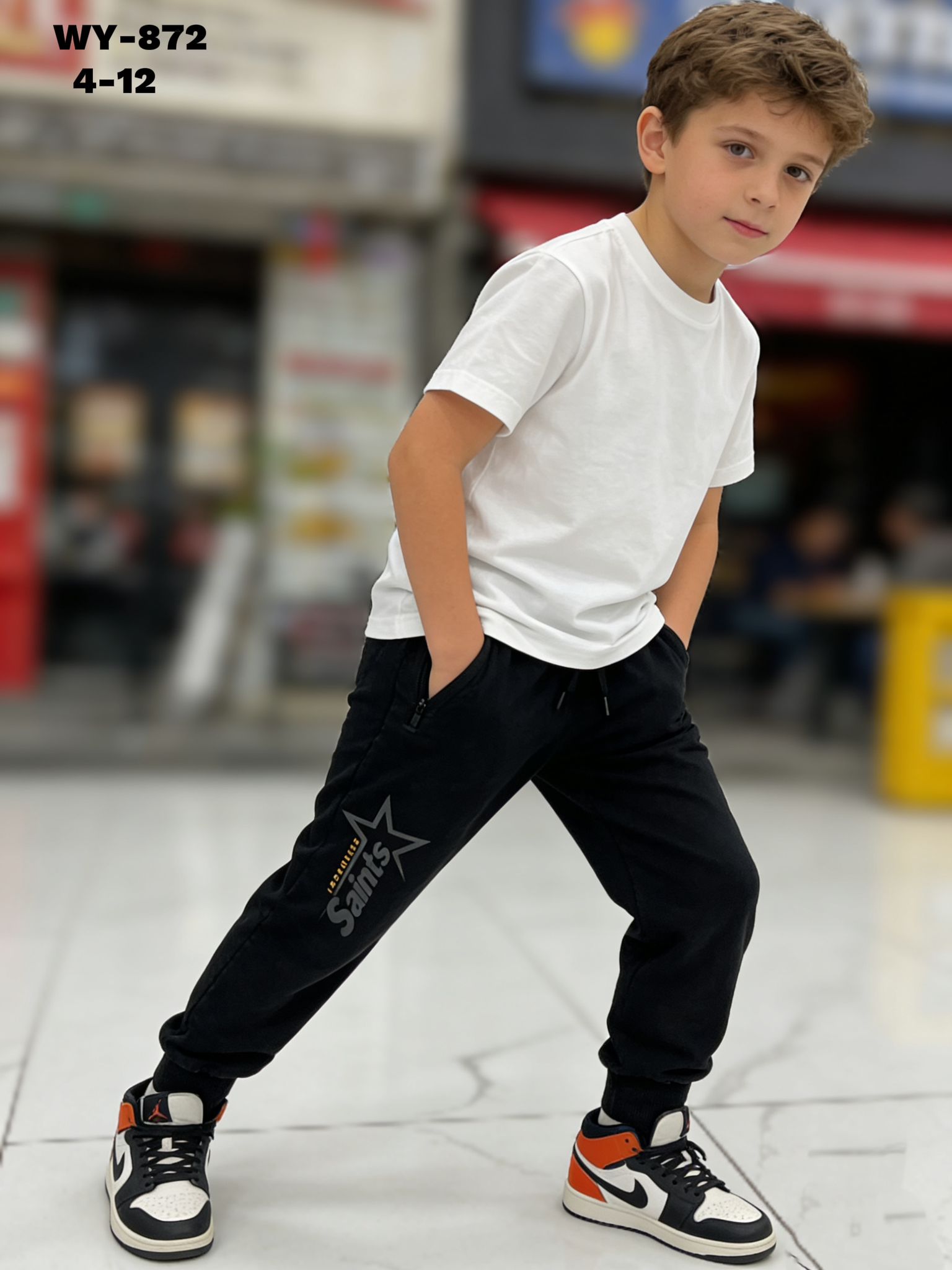 Spodnie DZIECIĘCA , Size 4-12lat, paczka 10szt ,1kolor