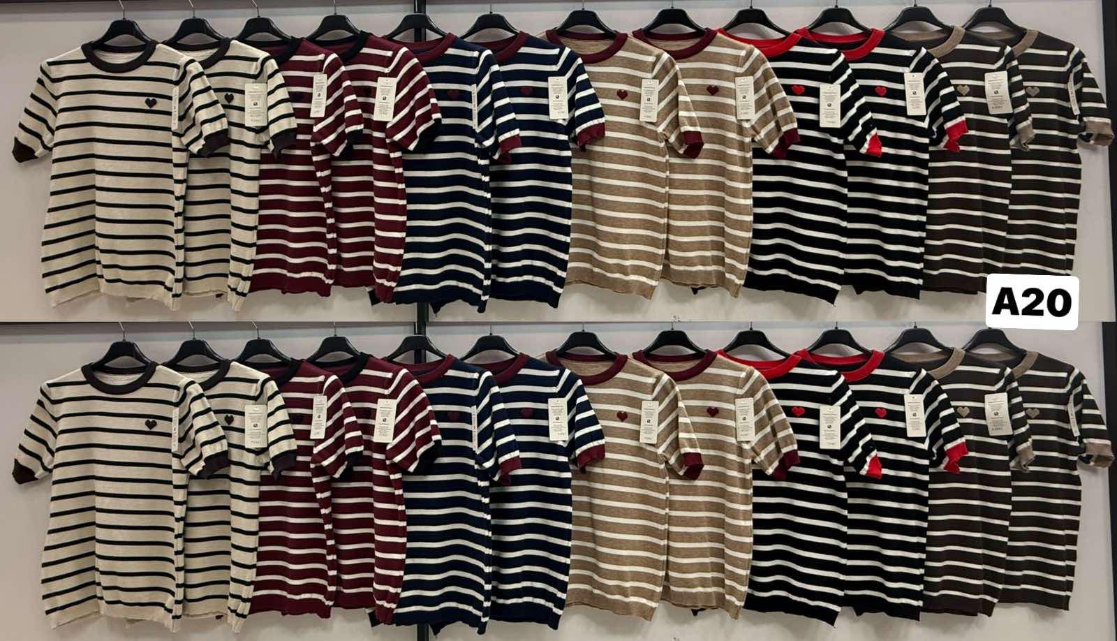 Bluzki Damskie wloskie, Size uni, paczka 6szt ,mix kolor