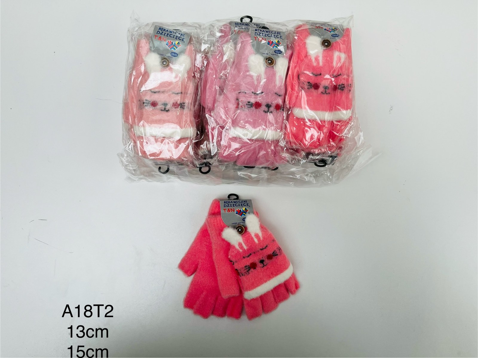 Rękawiczki  DZIECIĘCA, paczka 12szt,mix kolor