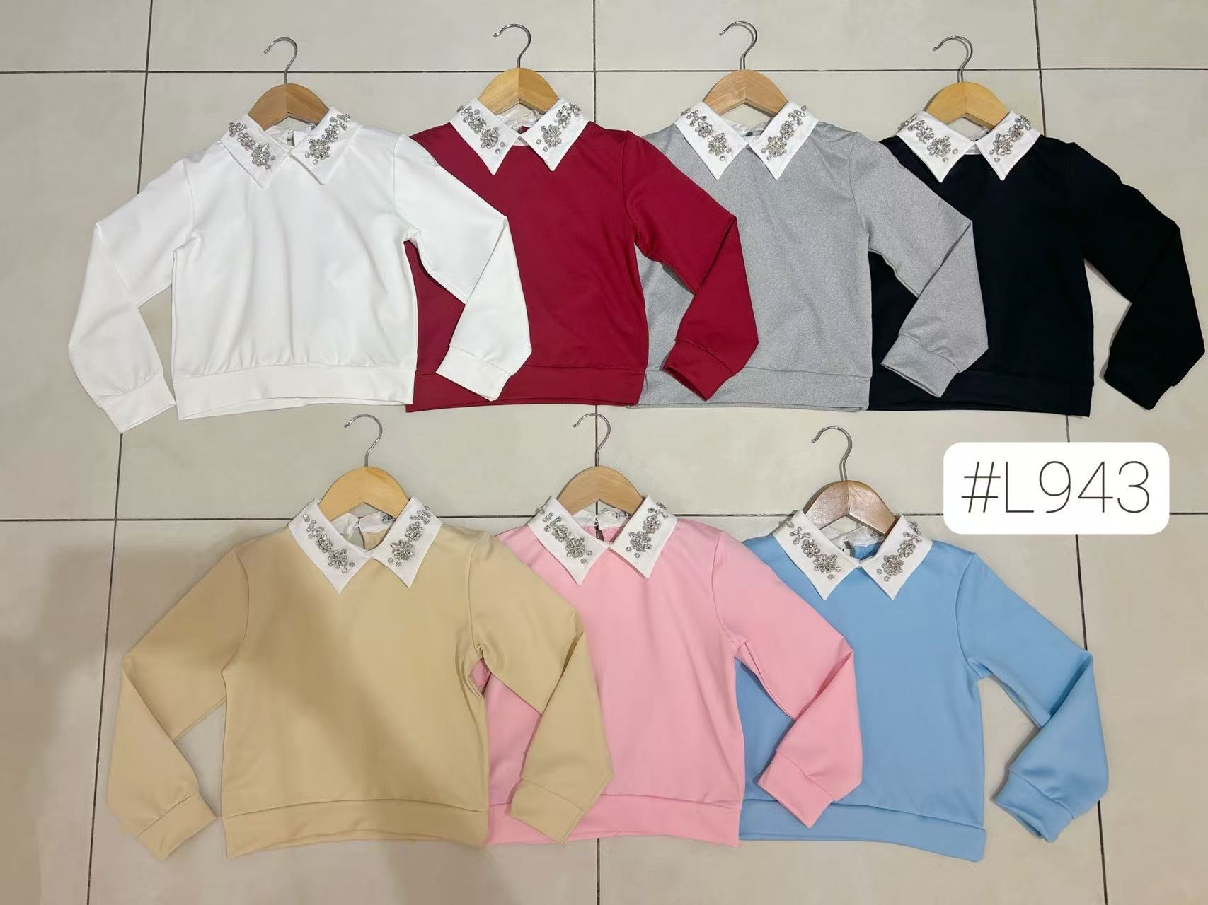 Bluzy DZIECIĘCA , Size 4-14lat, paczka 6szt ,1kolor