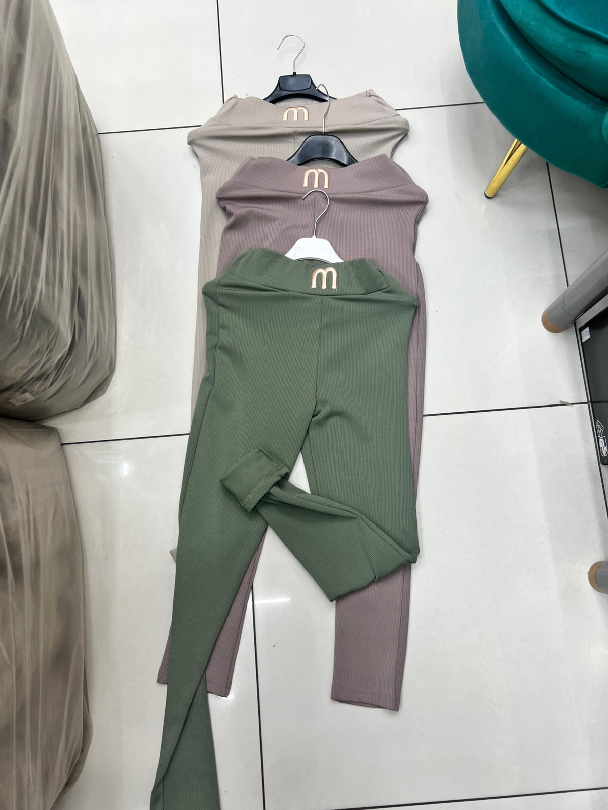 Legginsy Damskie , Size uni, paczka 10szt ,mix kolor