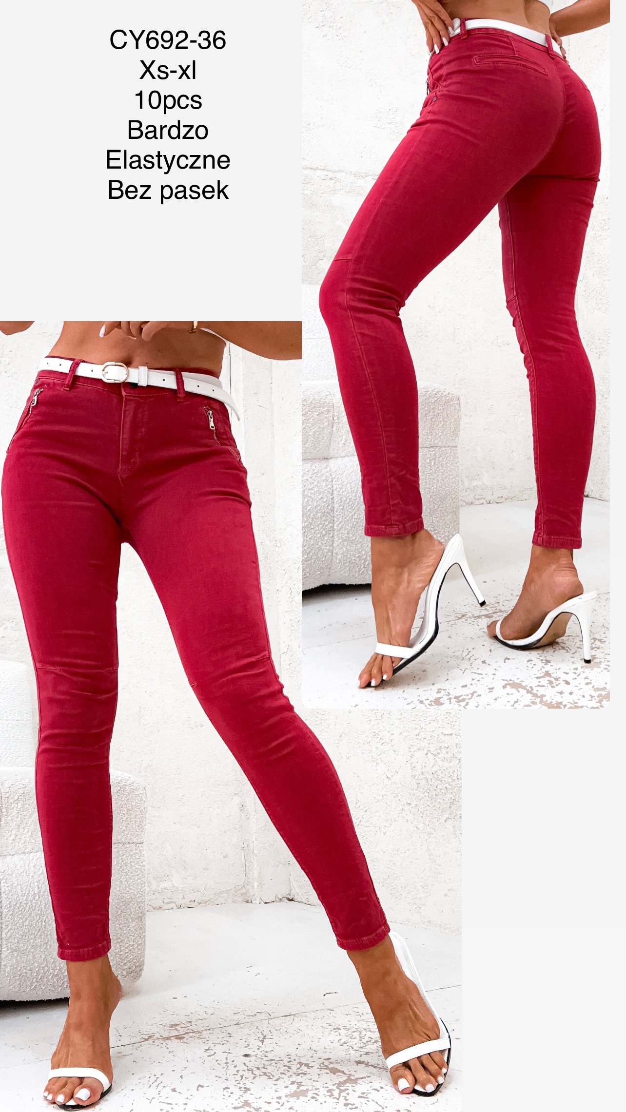 Jeansy  damskie , Size xs-xl,paczka 10szt,1kolor