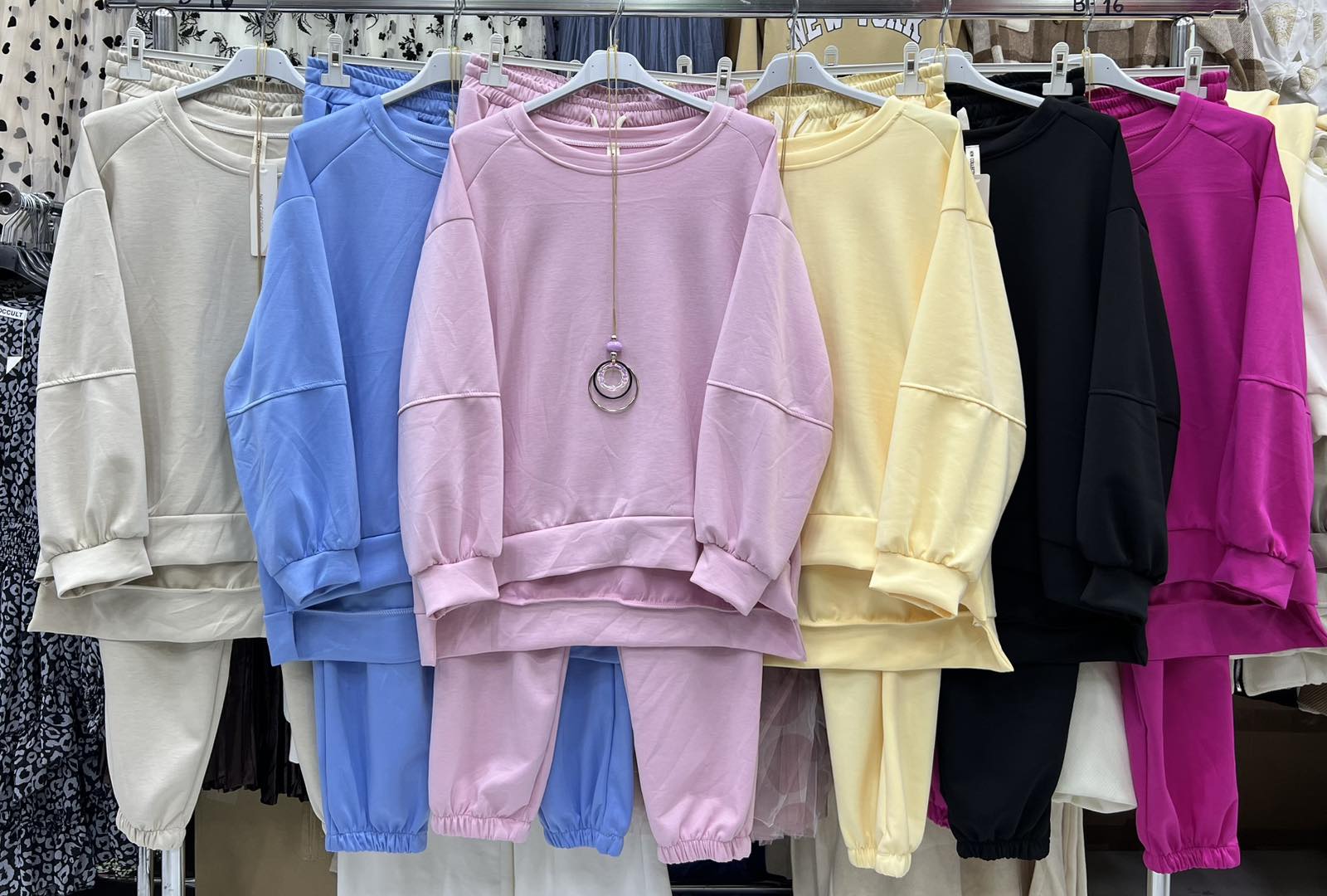 Komplety Damskie  WŁOSKA  , Size uni, paczka 6szt ,mix kolor