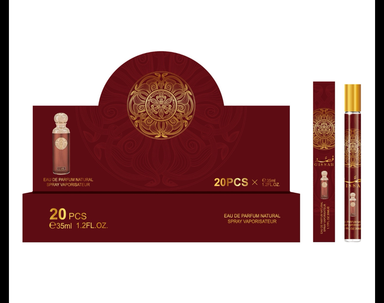 Perfumetki meskie 35ml, 20szt/Paczka