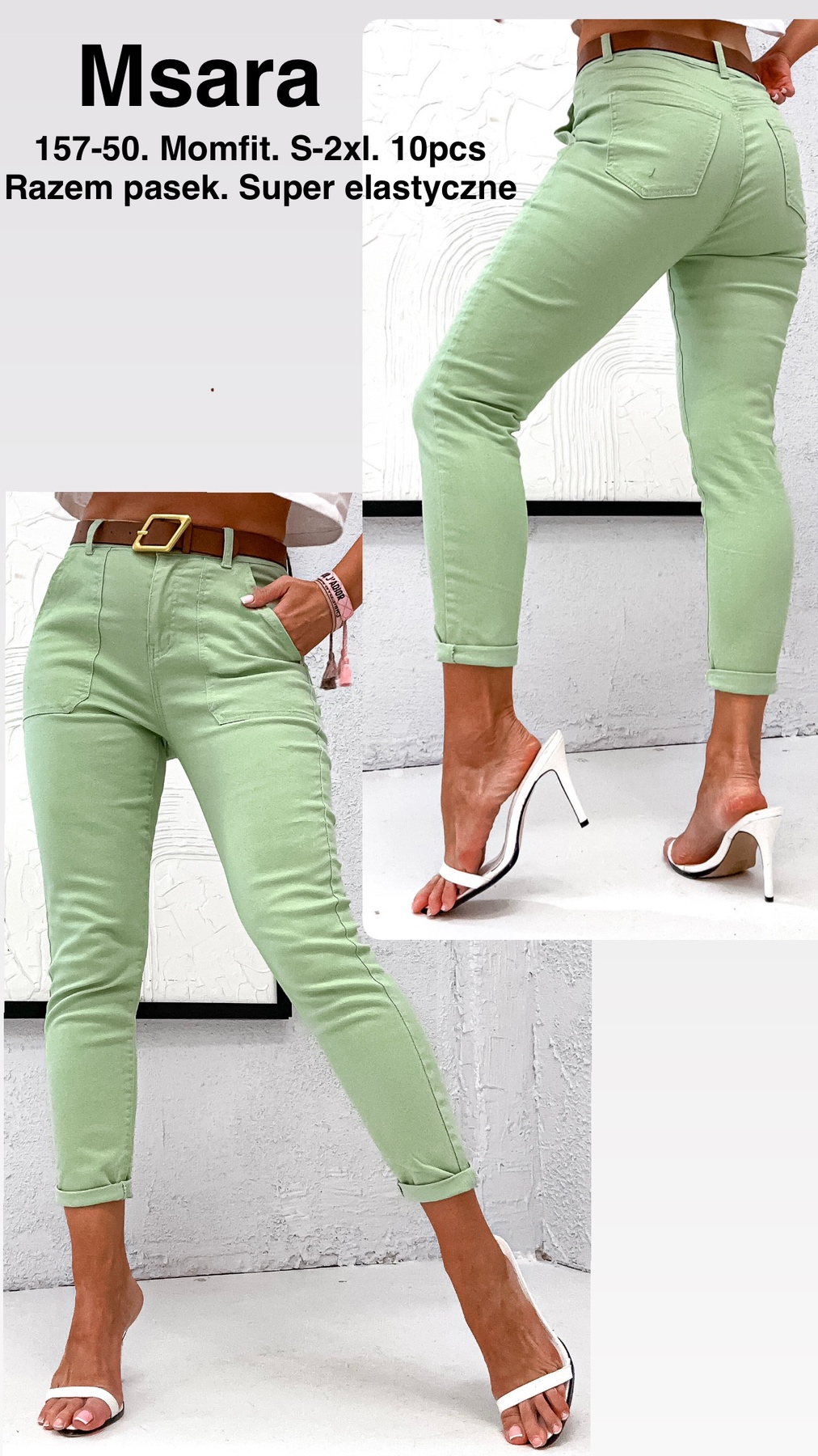 Jeansy  damskie , Size xs-2xl,paczka 10szt,1kolor