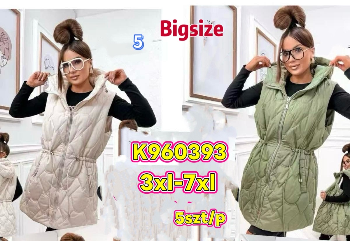 Kamizelki damskie ,size 3xl-7xl,paczka 5szt,1kolor