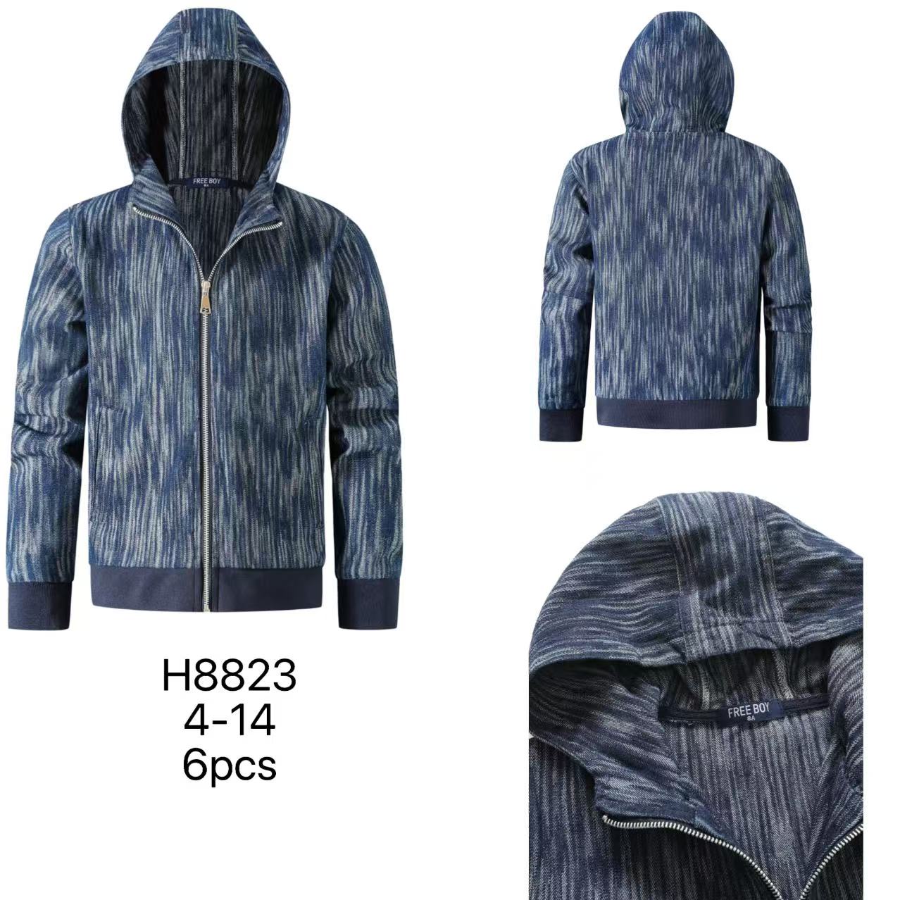 Kurtki Jeansy DZIECIĘCA , Size 4-14 lat, paczka 6szt ,1kolor