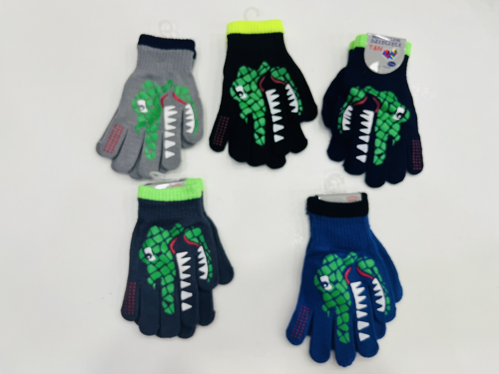 Rękawiczki Cienki DZIECIĘCA, paczka 12szt,mix kolor