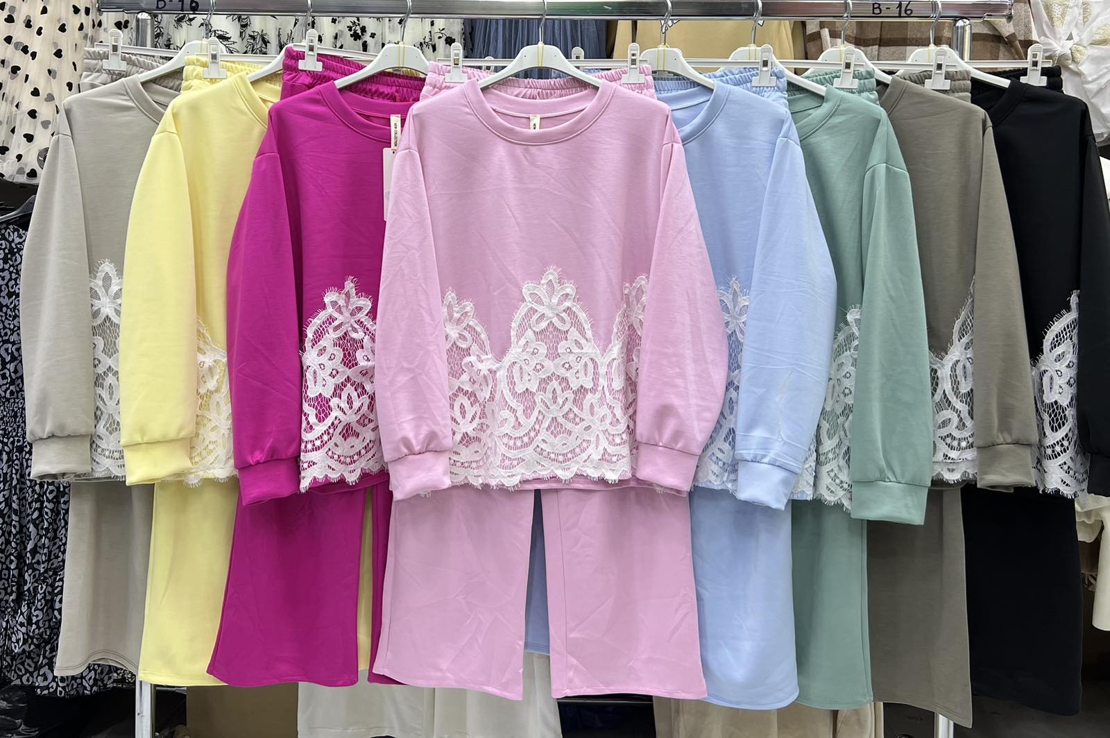 Komplety Damskie  WŁOSKA  , Size uni, paczka 6szt ,mix kolor