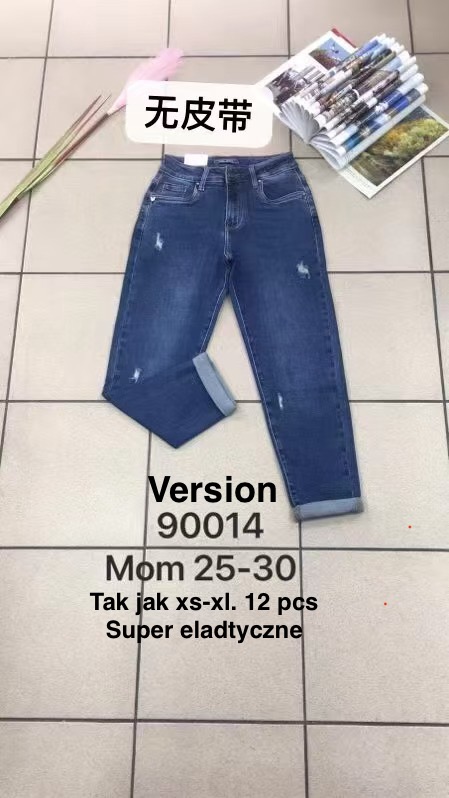 Jeansy damskie , Size xs-xl,paczka 12szt,1kolor