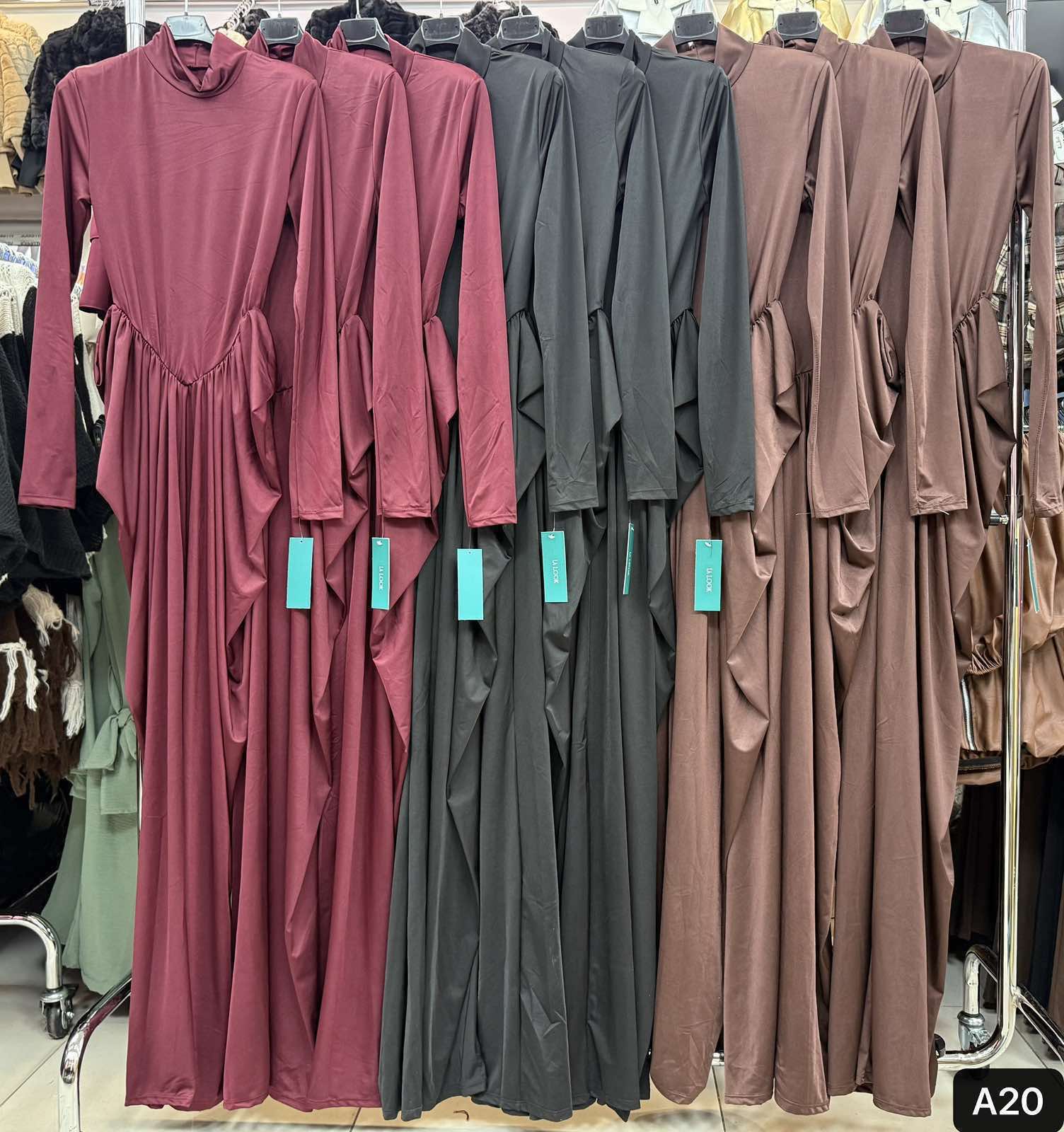 Sukienki  Damskie  WŁOSKA  , Size uni, paczka 6szt ,mix kolor