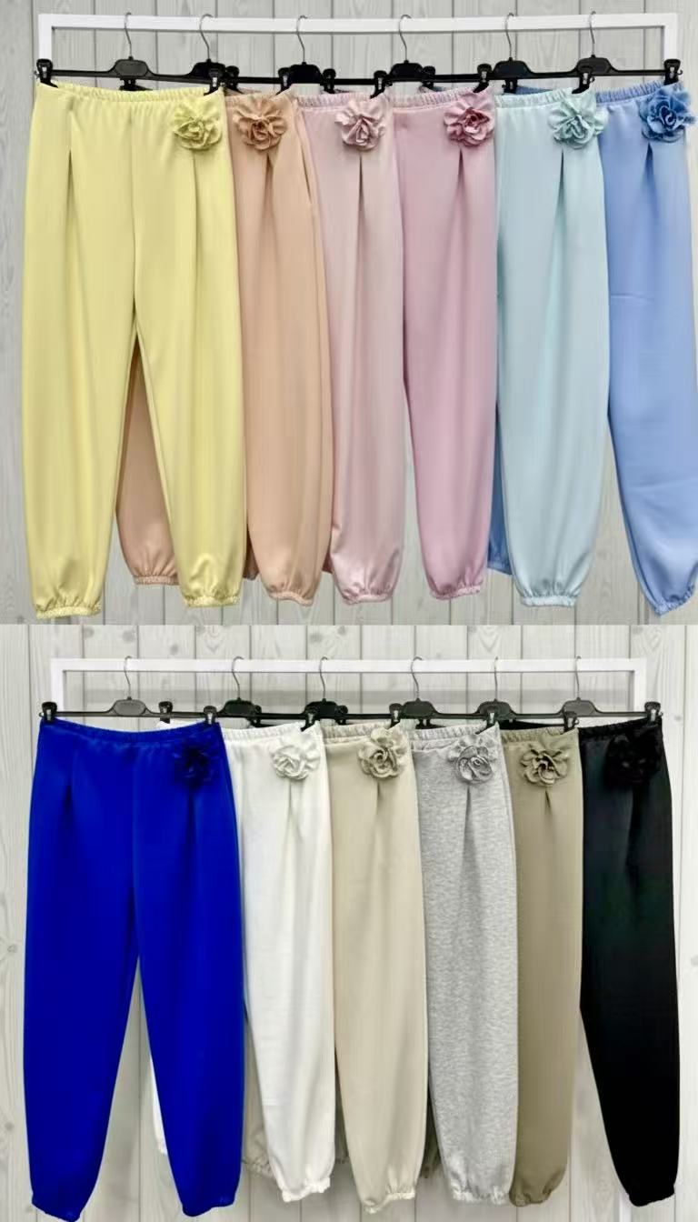 Spodnie Damskie  WŁOSKA  , Size uni, paczka 6szt ,mix kolor