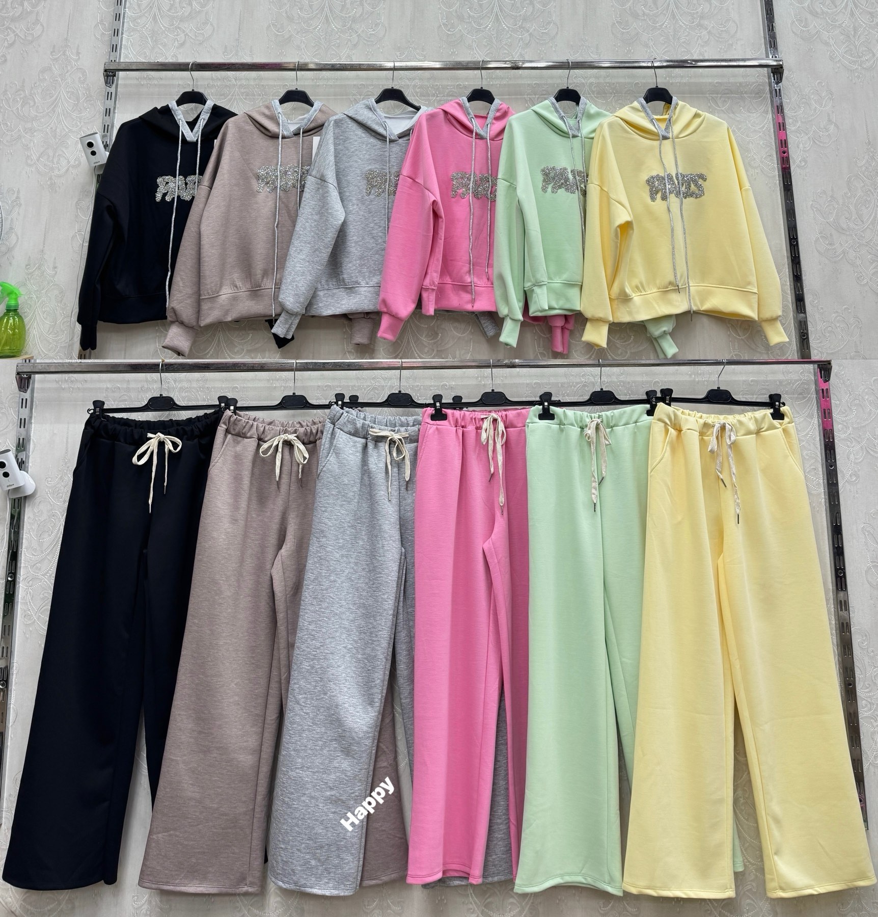 Komplety  Damskie  WŁOSKA  , Size uni, paczka 6szt ,mix kolor