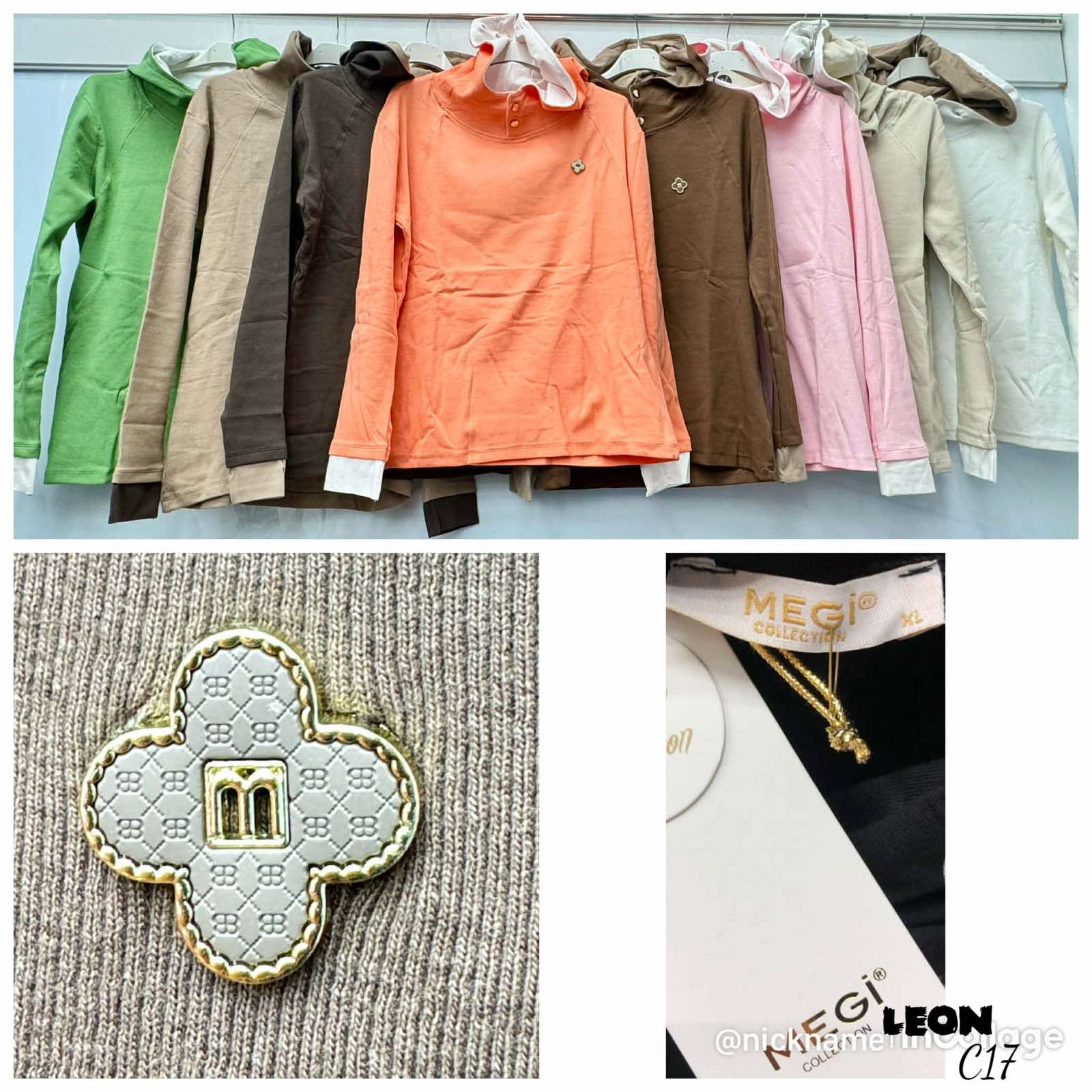 Bluzy  Damskie tureckie, Size uni, paczka 6szt ,mix kolor