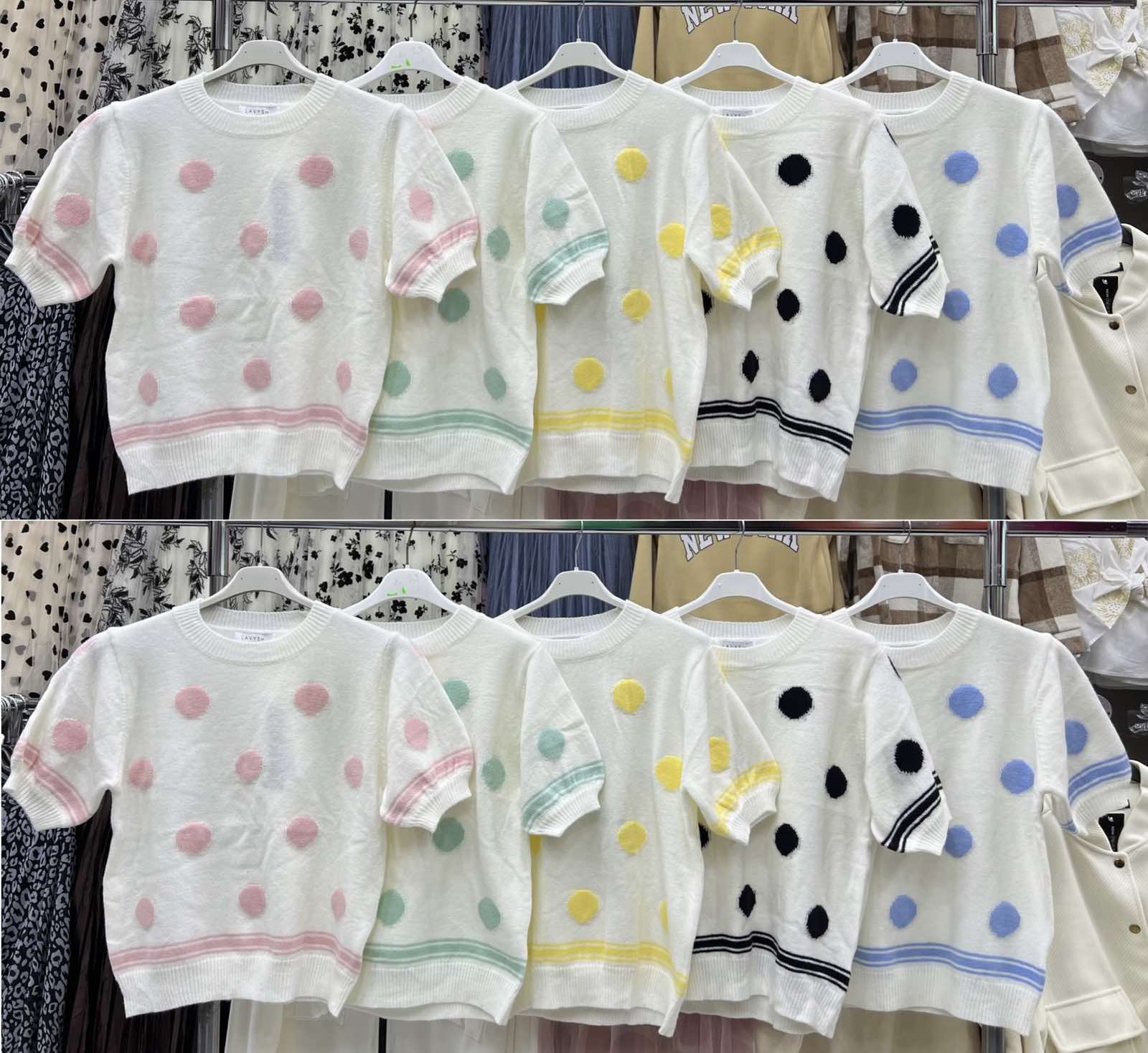 Swetry Damskie  WŁOSKA  , Size uni, paczka 6szt ,mix kolor