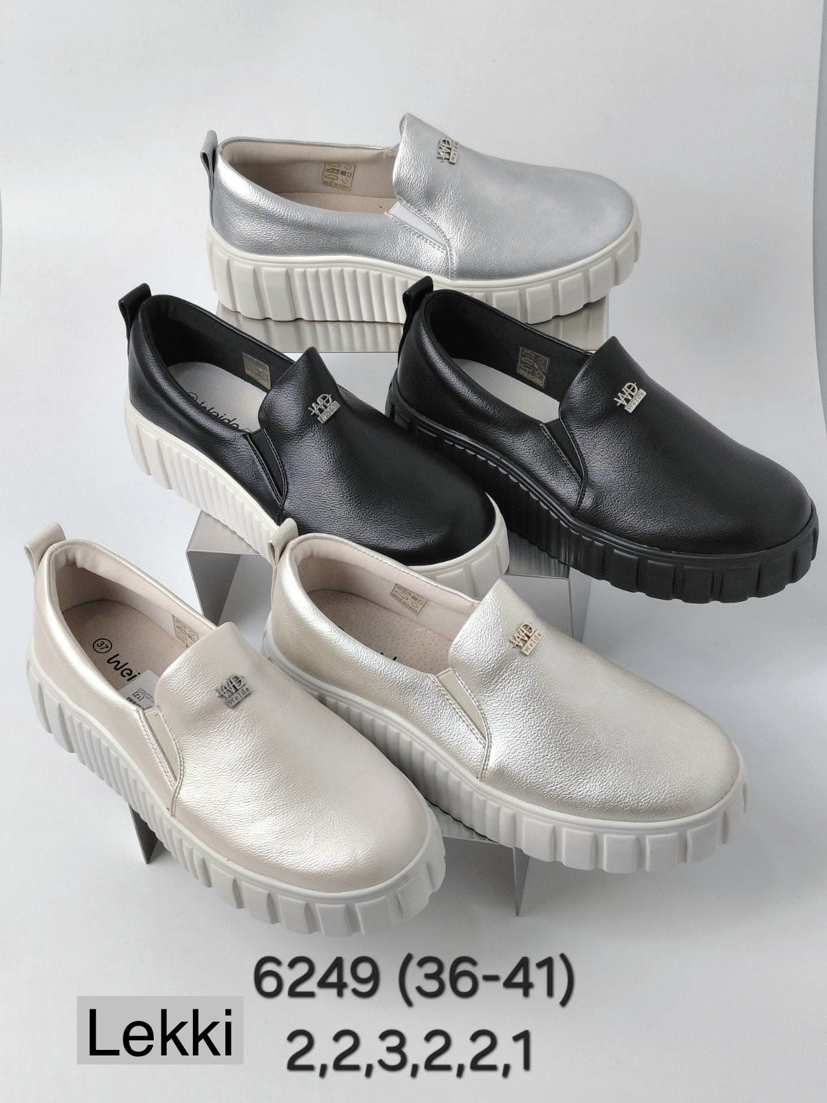 Buty Półbuty Damskie (36-41, 12par)