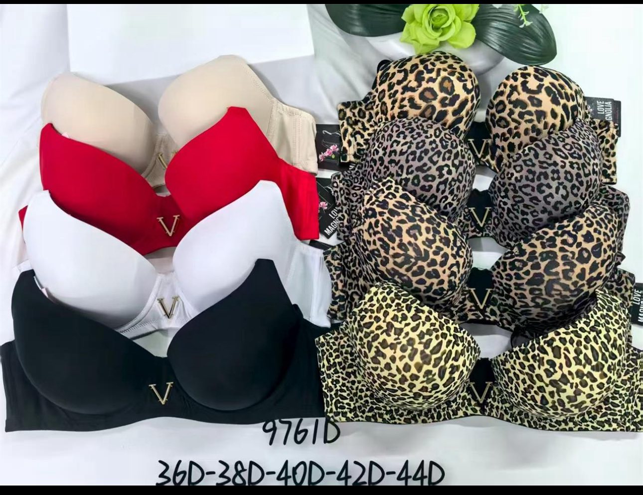 Biustonosz D  damskie ,size 36-44,paczka 12szt,1kolor