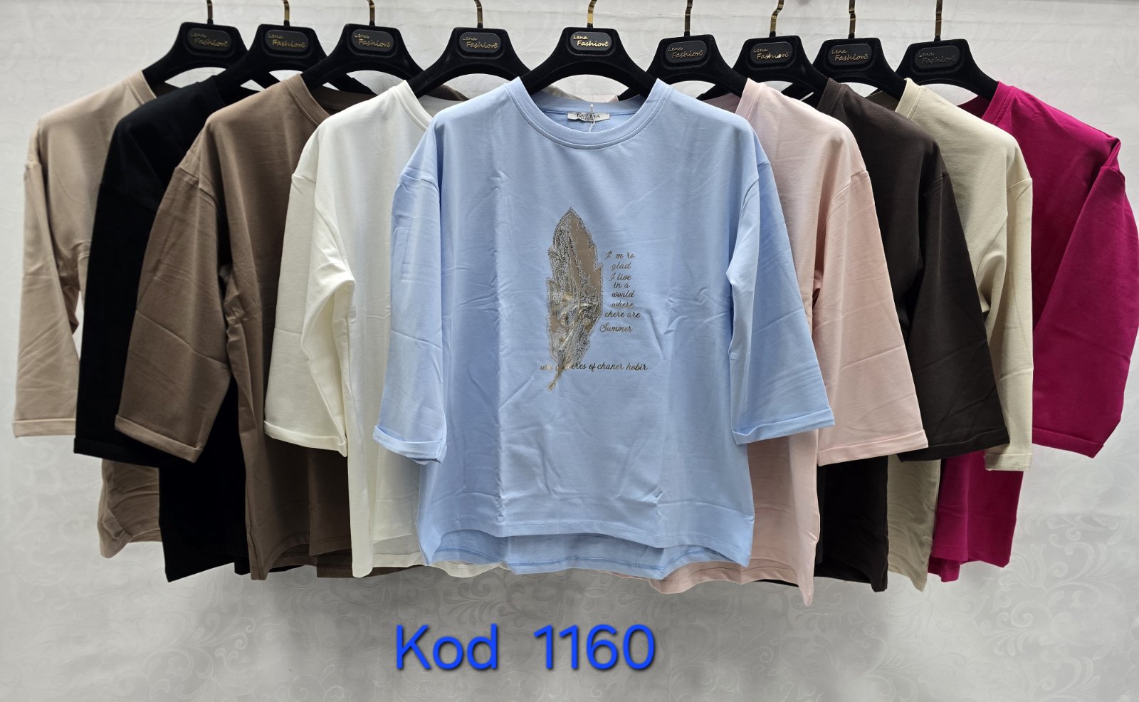 Bluzy Damskie TURECKA , Size uni, paczka 6szt ,mix kolor