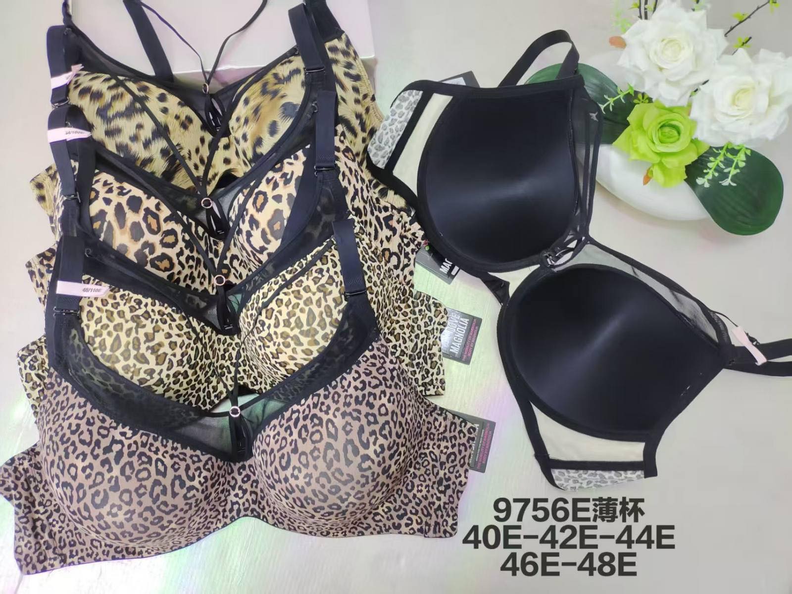 Biustonosz damskie, Miska E 40-48, paczka 12szt ,1kolor