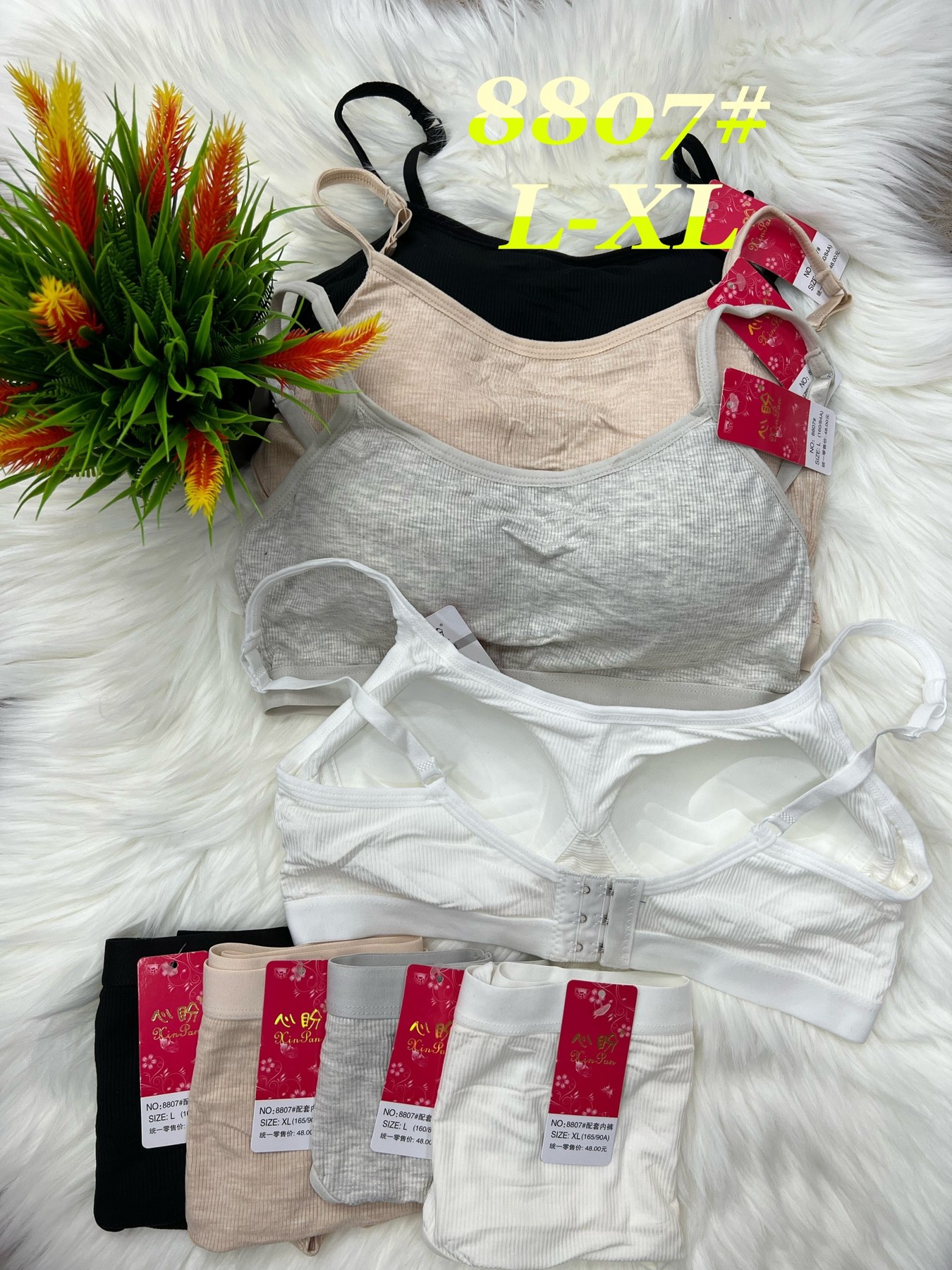 Komplet Bielizny damskie ,size l-xl,paczka 10szt,mix kolor