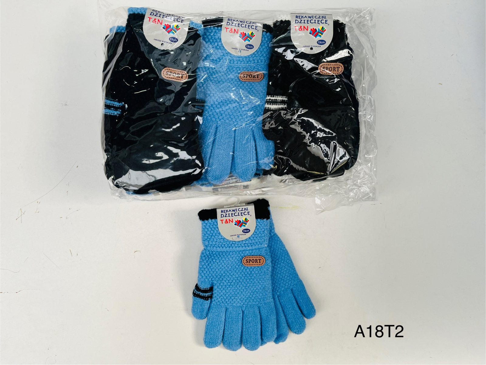 Rękawiczki  DZIECIĘCA, paczka 12szt,mix kolor