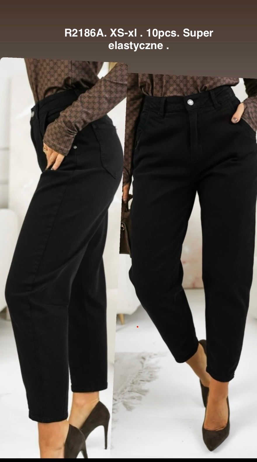 Jeansy damskie , Size xs-xl, paczka 10szt,1kolor