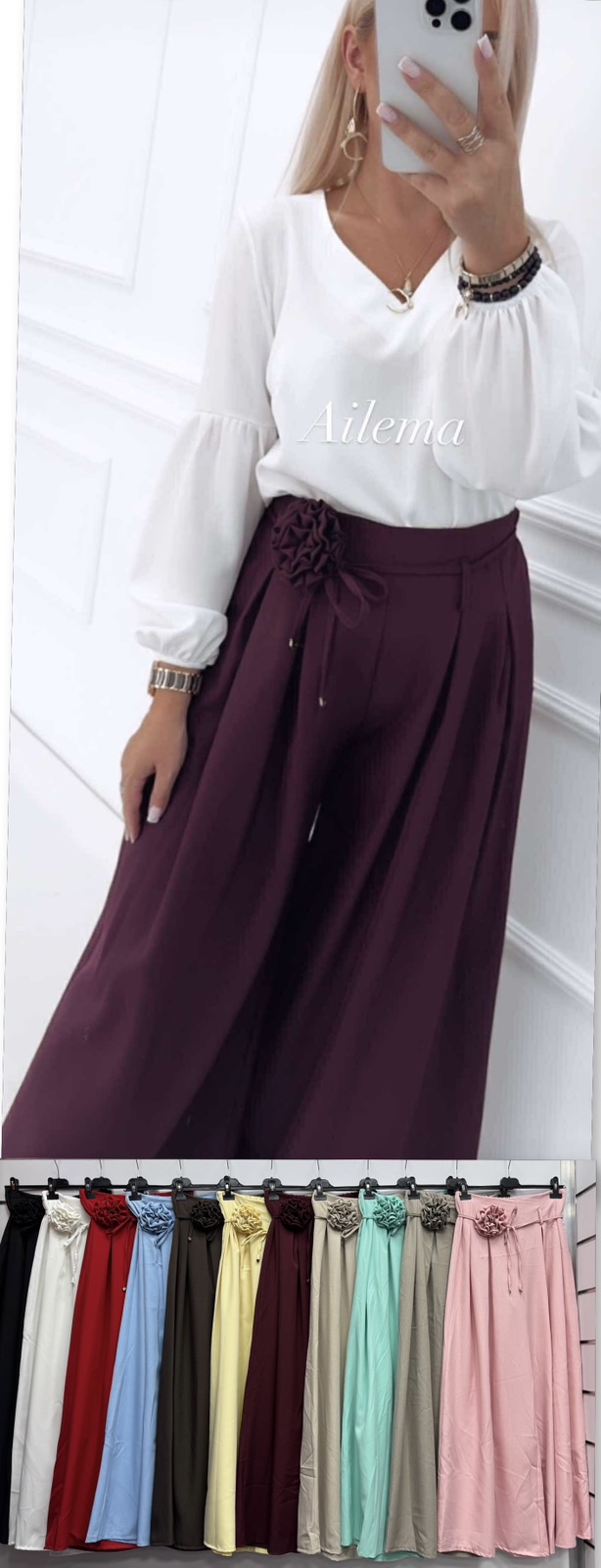 Spodnie Damskie  WŁOSKA  , Size uni, paczka 6szt ,mix kolor