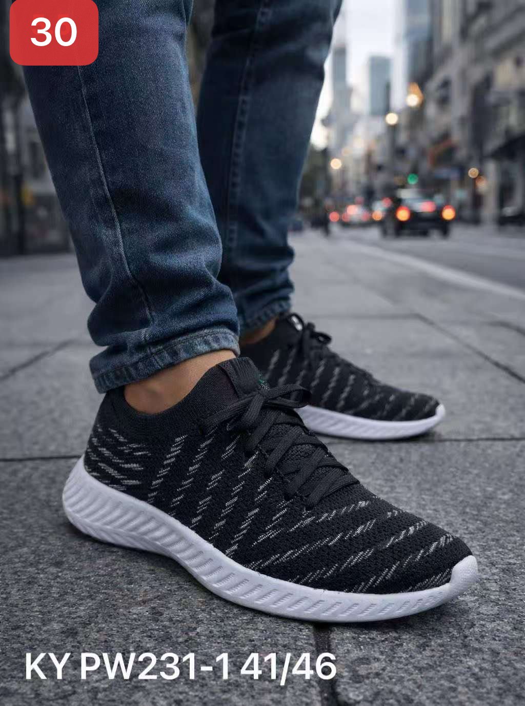 Buty Sportowe MĘSKIE (41-46, 12par)