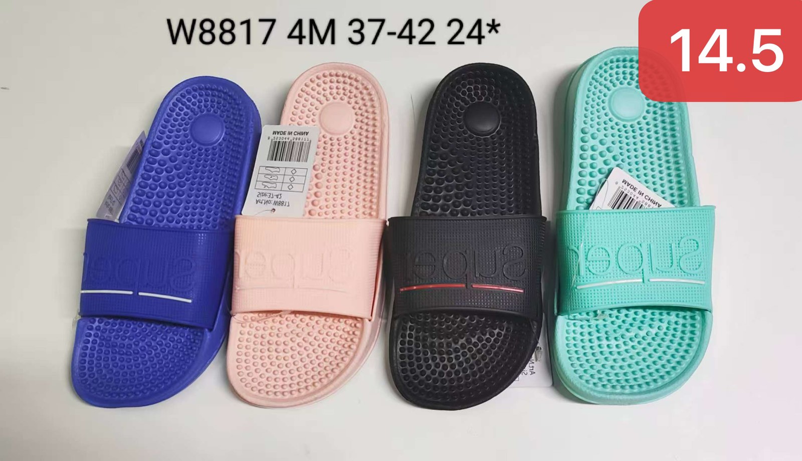 Klapki DAMSKIE (37-42, 24par)