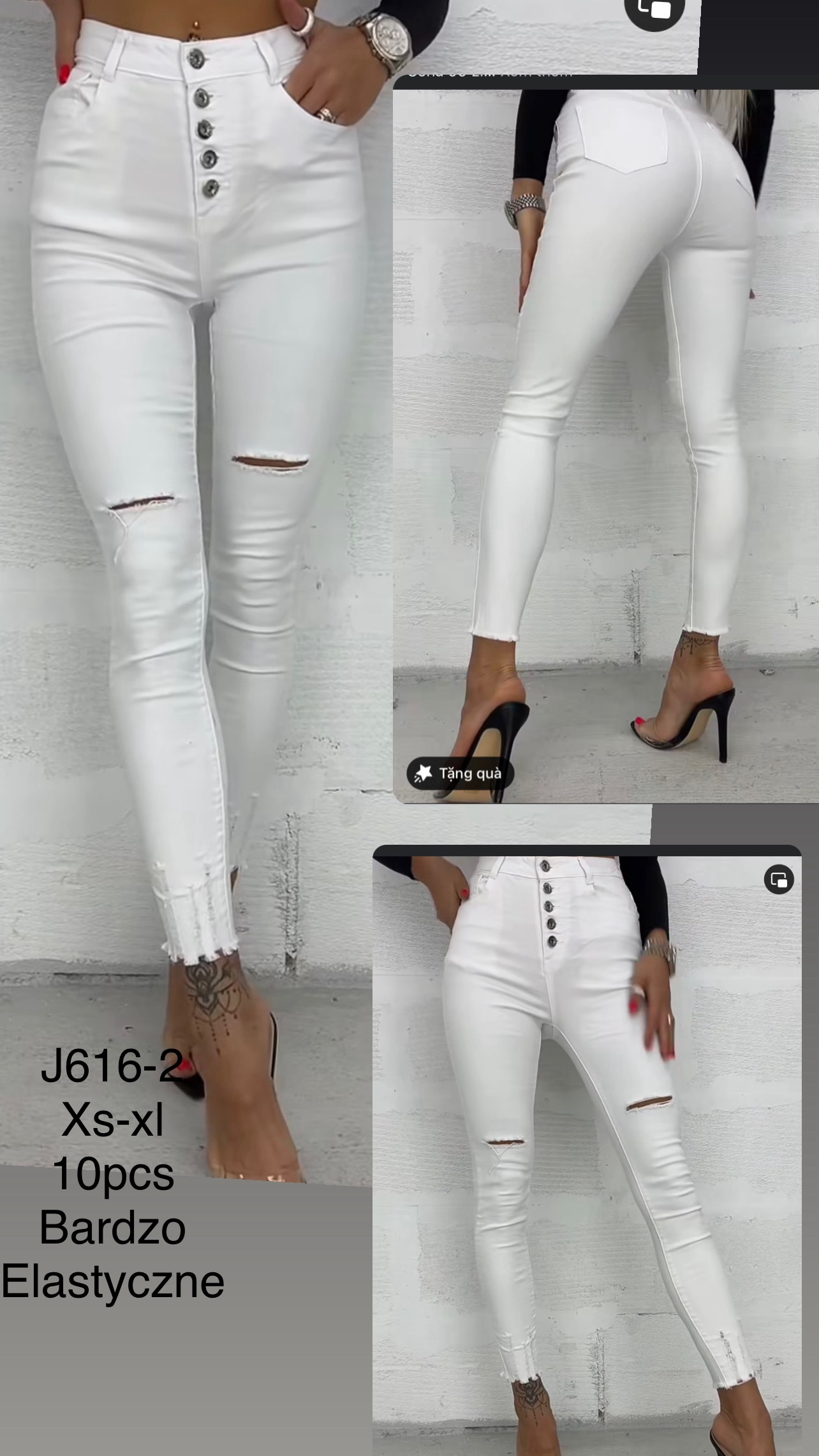 Jeansy damskie , Size xs-xl, paczka 10szt,1kolor