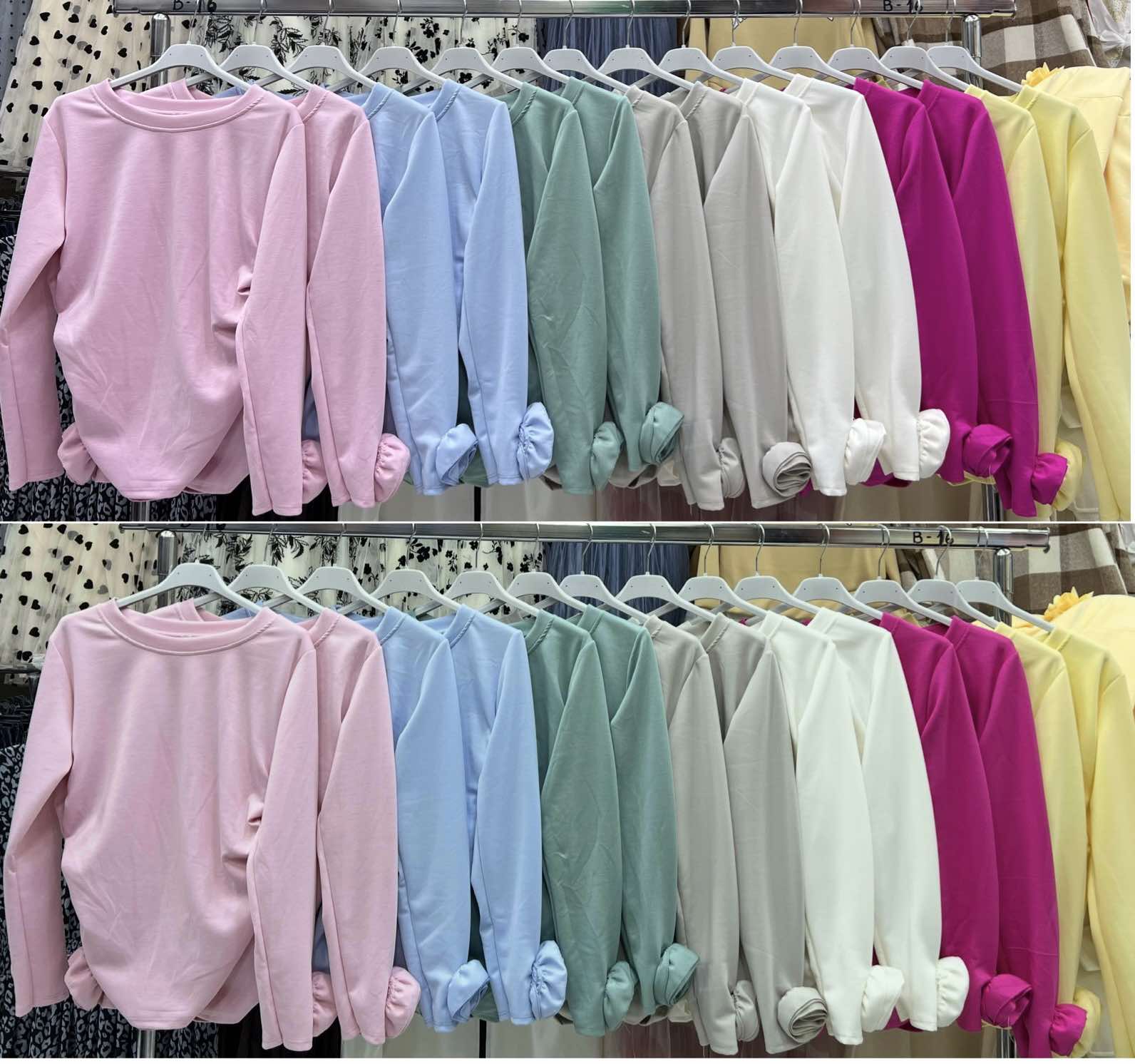 Bluzki Damskie  WŁOSKA  , Size uni, paczka 6szt ,mix kolor