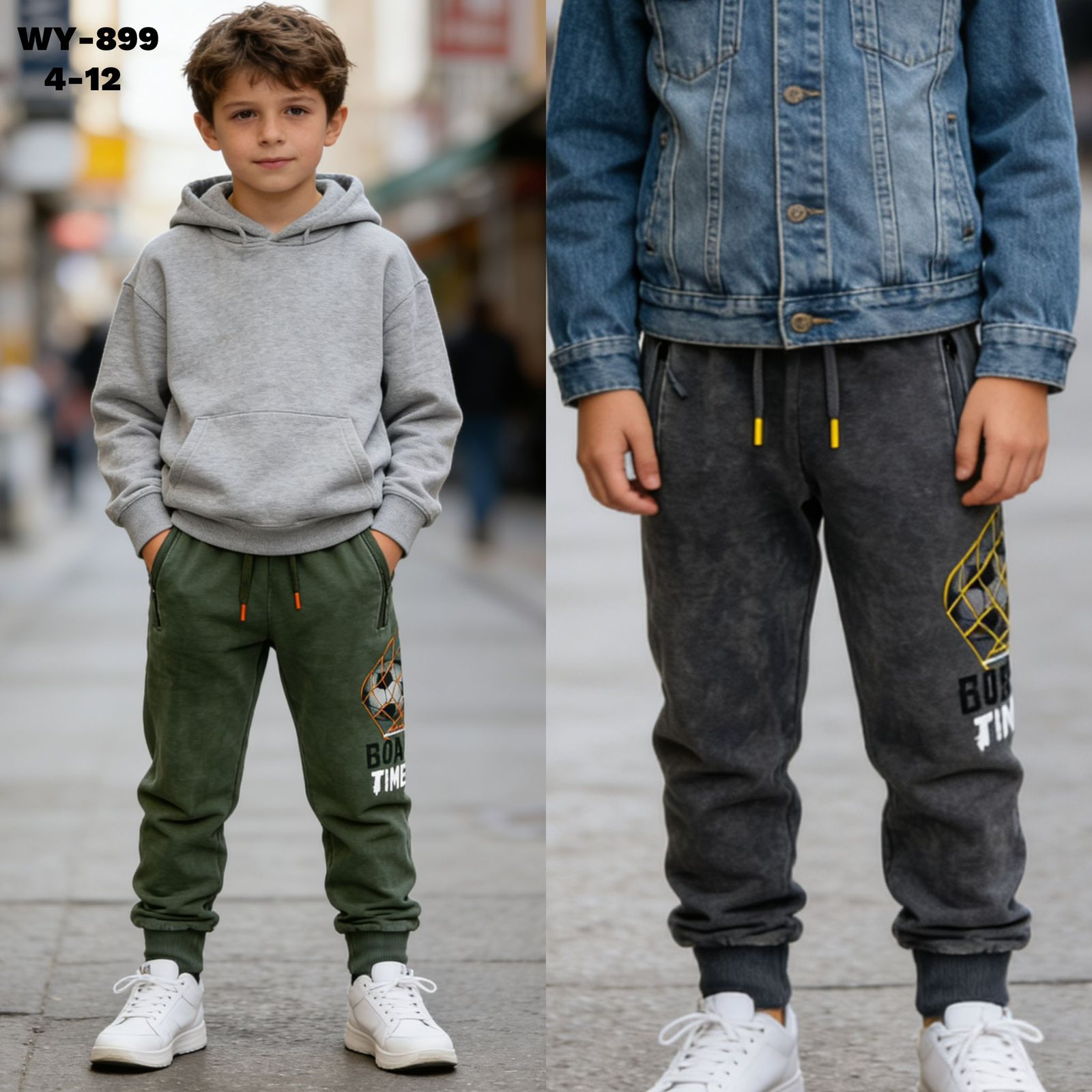 Spodnie DZIECIĘCA , Size 4-12lat, paczka 10szt ,mix kolor