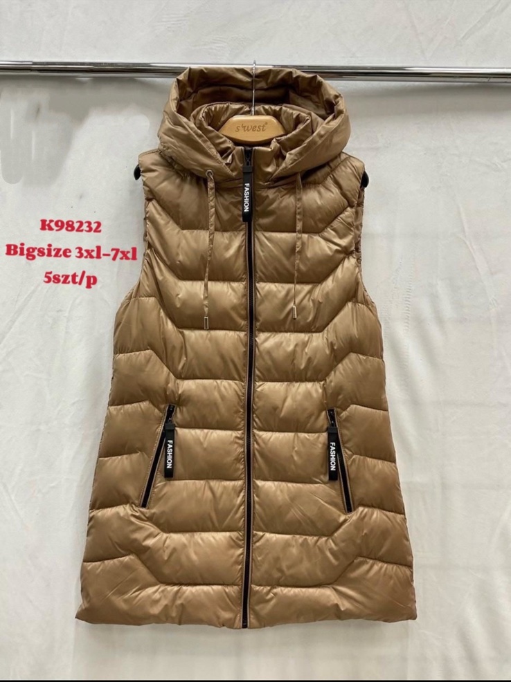 Kamizelki damskie ,size 3xl-7xl,paczka 5szt,1kolor