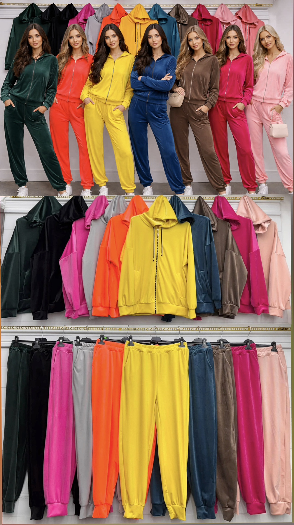 Spodnie  Damskie TURECKA , Size uni, paczka 6szt ,mix kolor