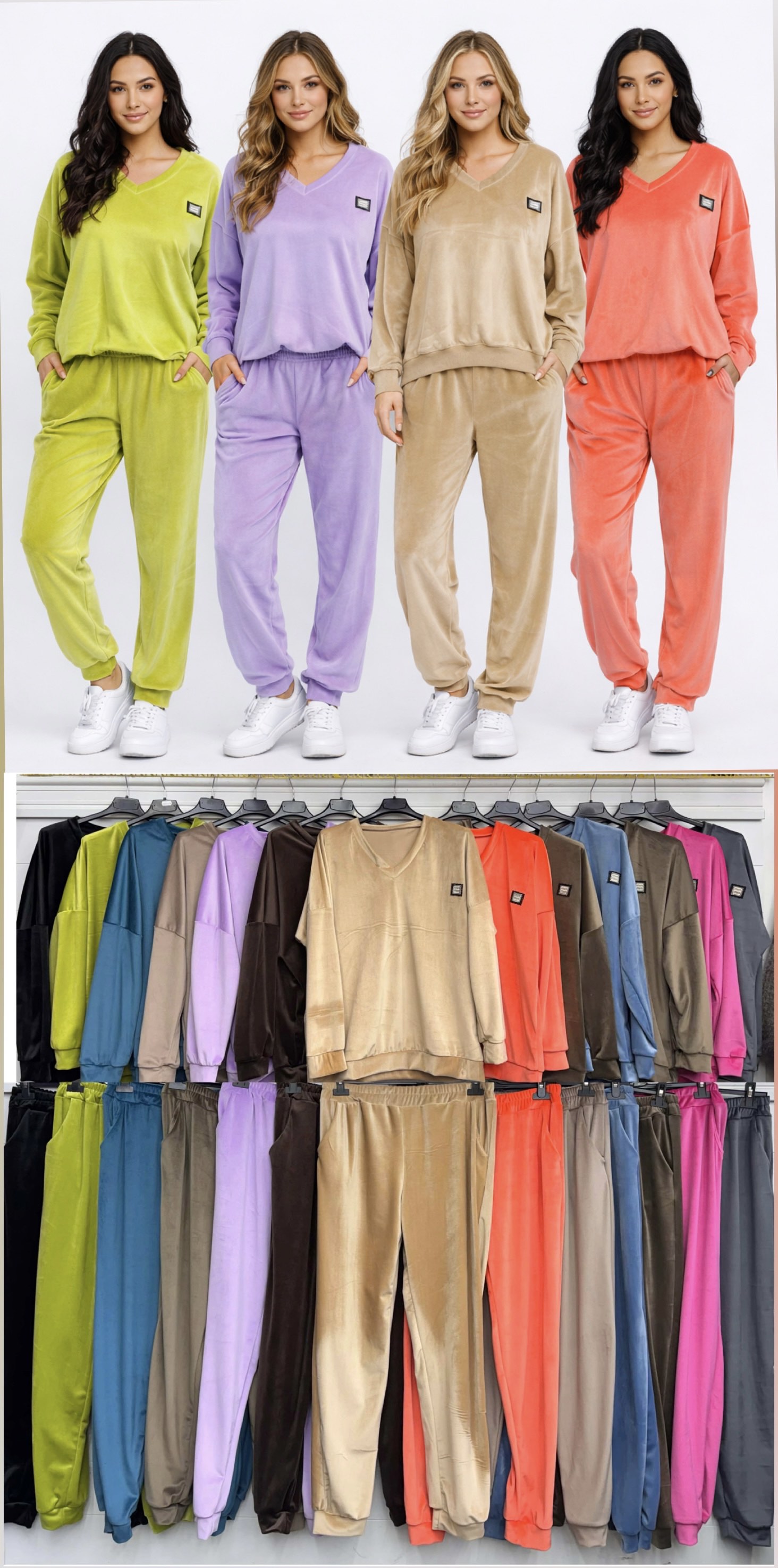 Spodnie  Damskie TURECKA , Size uni, paczka 6szt ,mix kolor