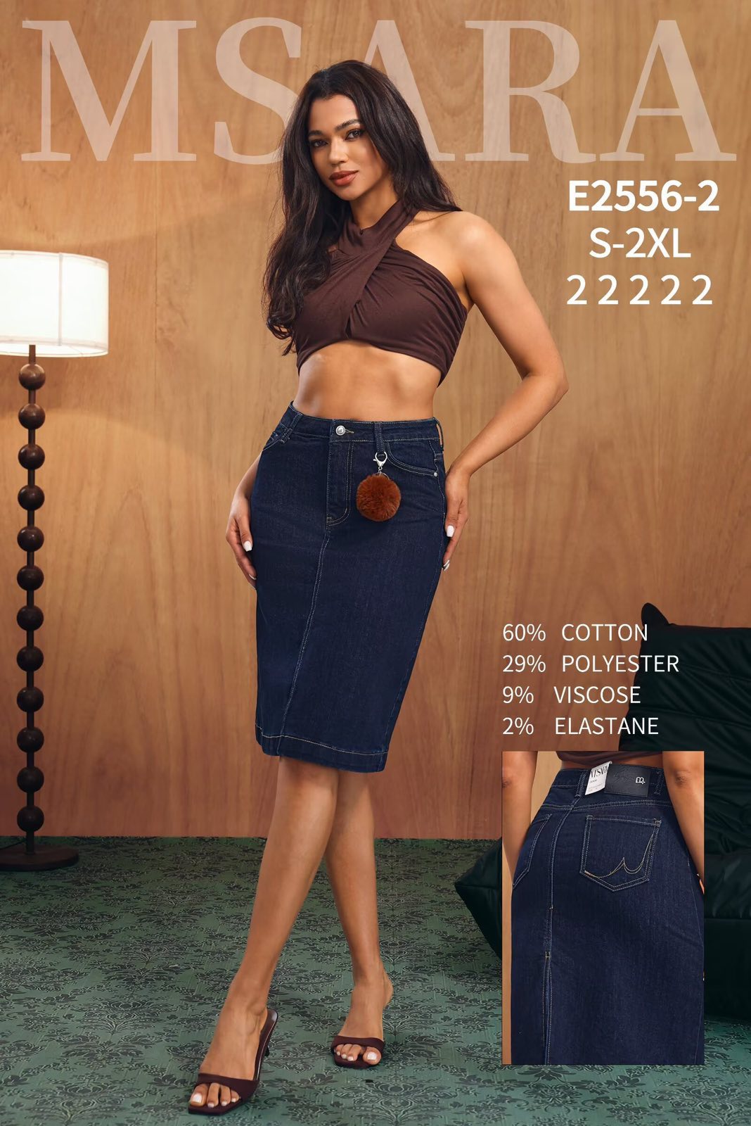 Spódnica  Jeansowe damskie , Size s-2xl,paczka 10szt,1kolor