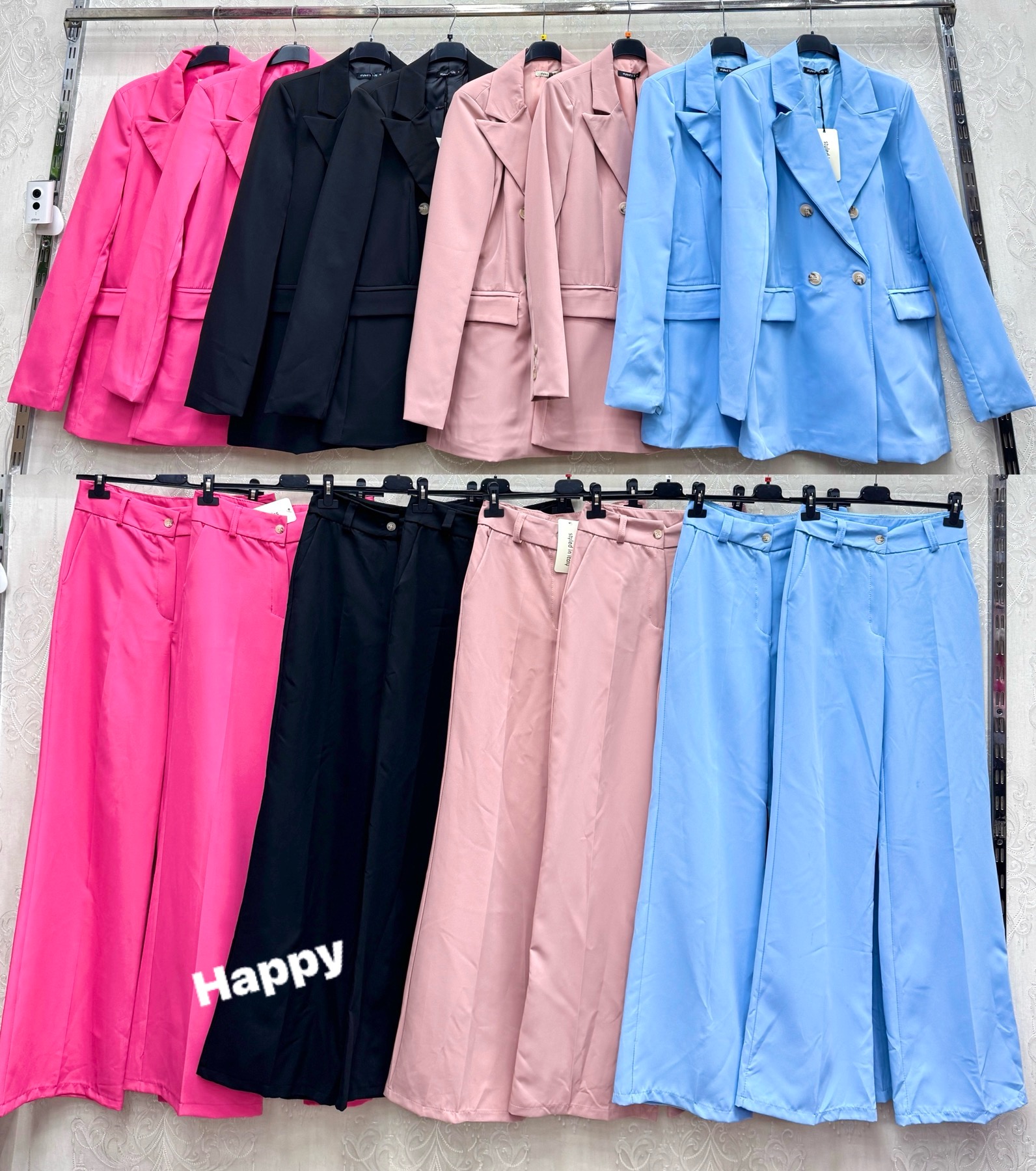 Komplety  Damskie  WŁOSKA  , Size uni, paczka 6szt ,mix kolor