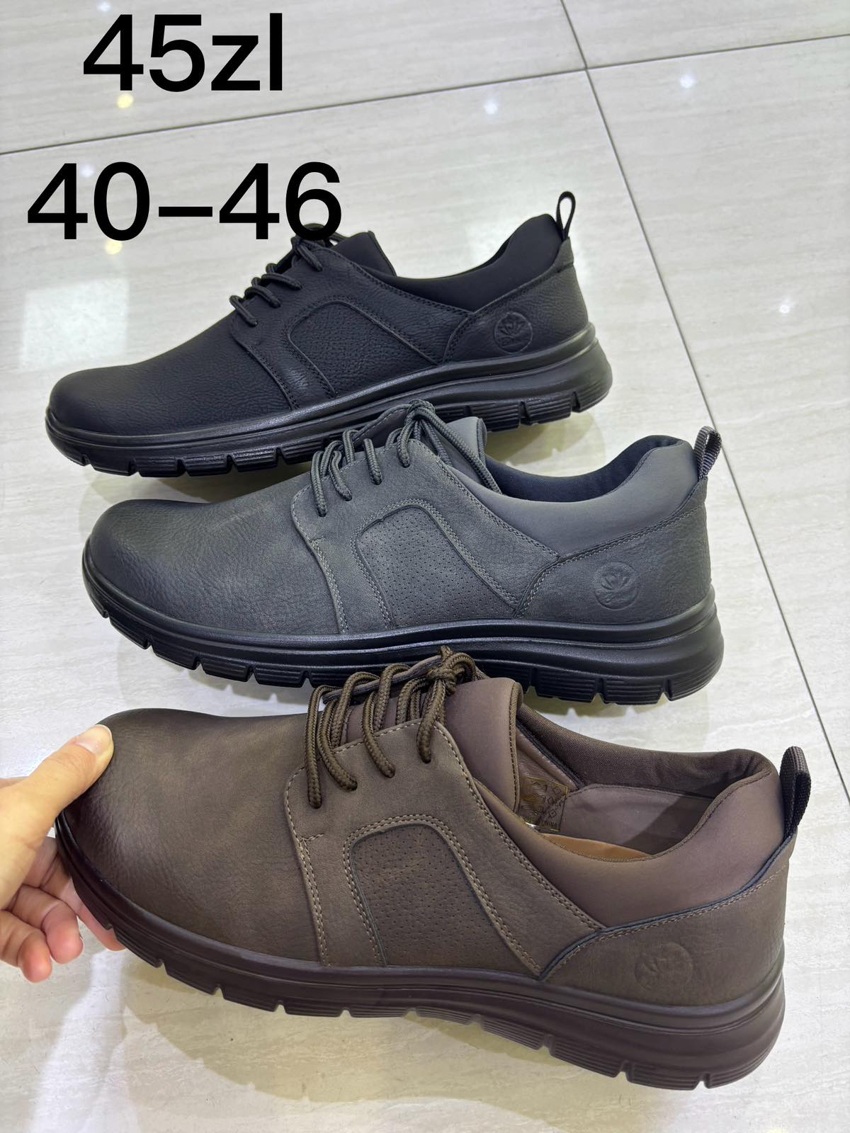 Buty Sportowe MĘSKIE (40-46, 12par)