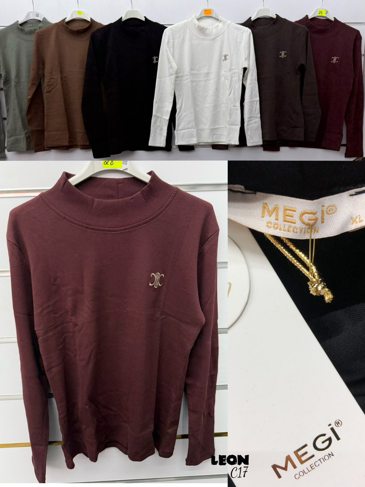 Bluzy Damskie TURECKA , Size uni, paczka 6szt ,mix kolor